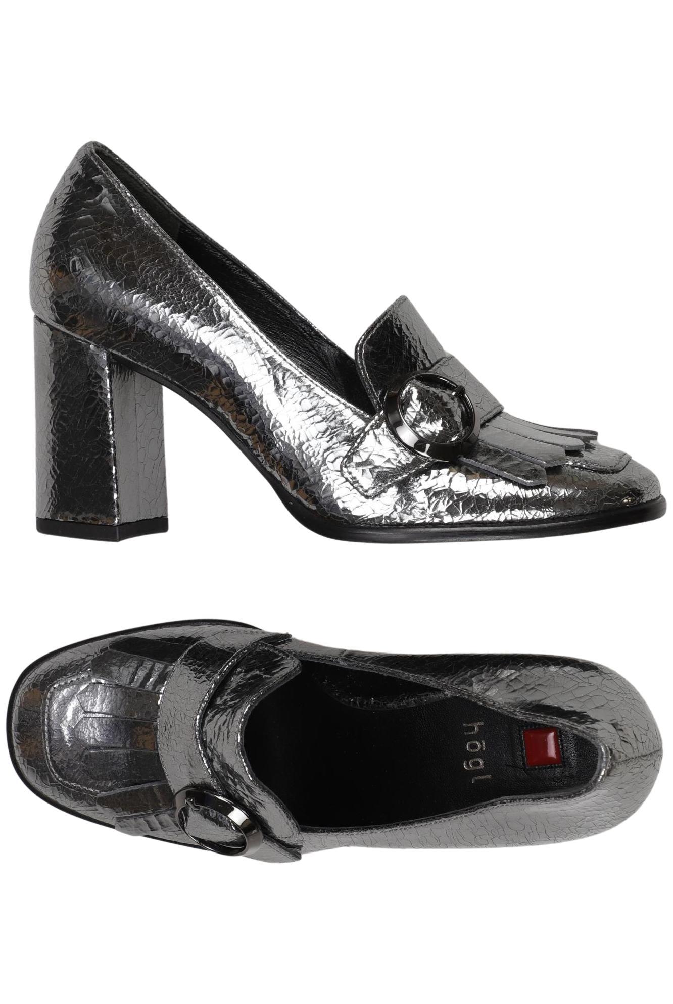 

högl Damen Halbschuh, silber, Gr. 2.5