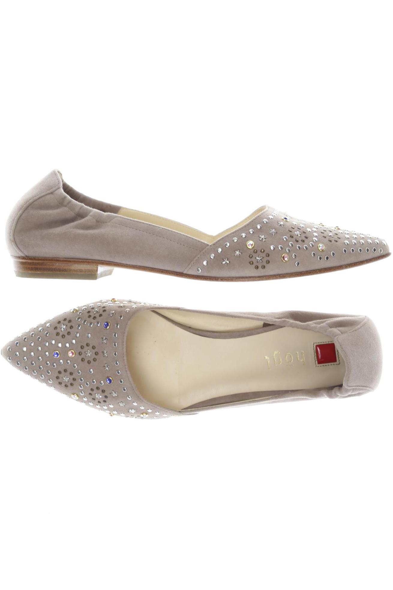 

högl Damen Ballerinas, beige, Gr. 5.5