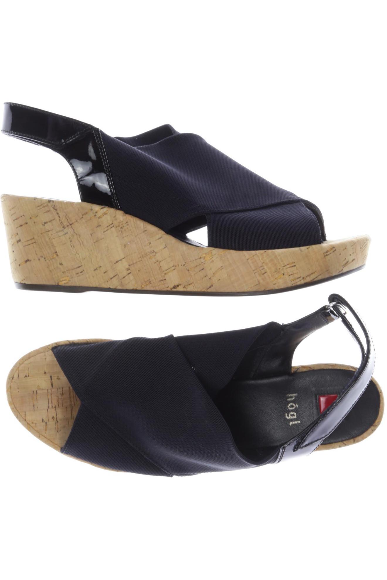 

högl Damen Sandale, schwarz, Gr. 4.5