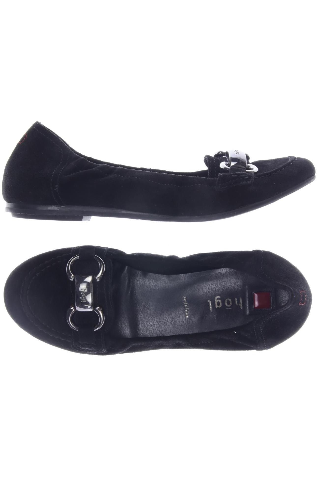 

högl Damen Ballerinas, schwarz, Gr. 5.5