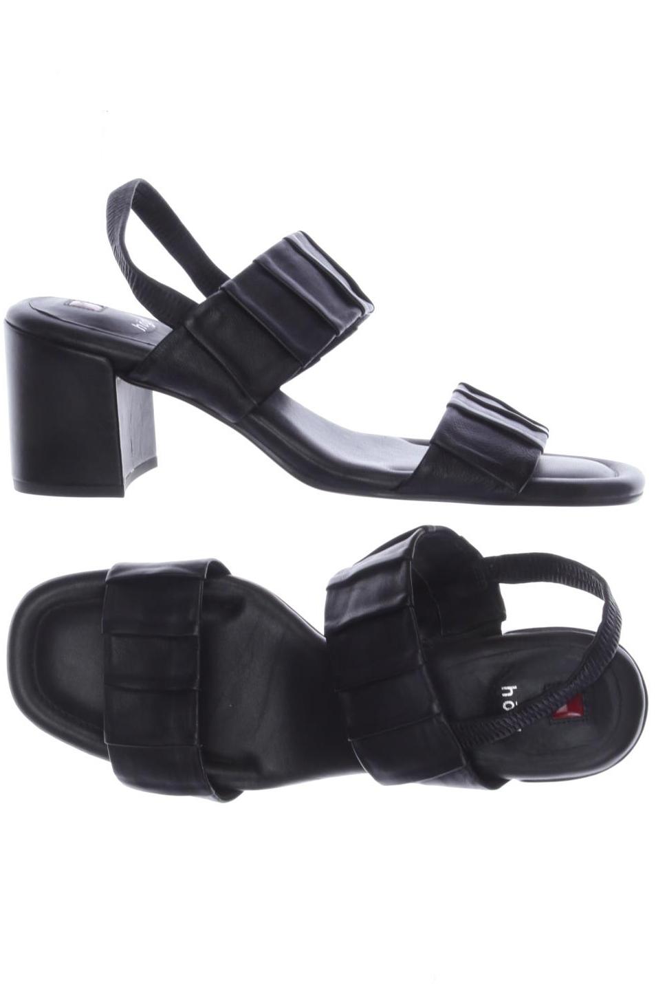 

högl Damen Sandale, schwarz, Gr. 6.5