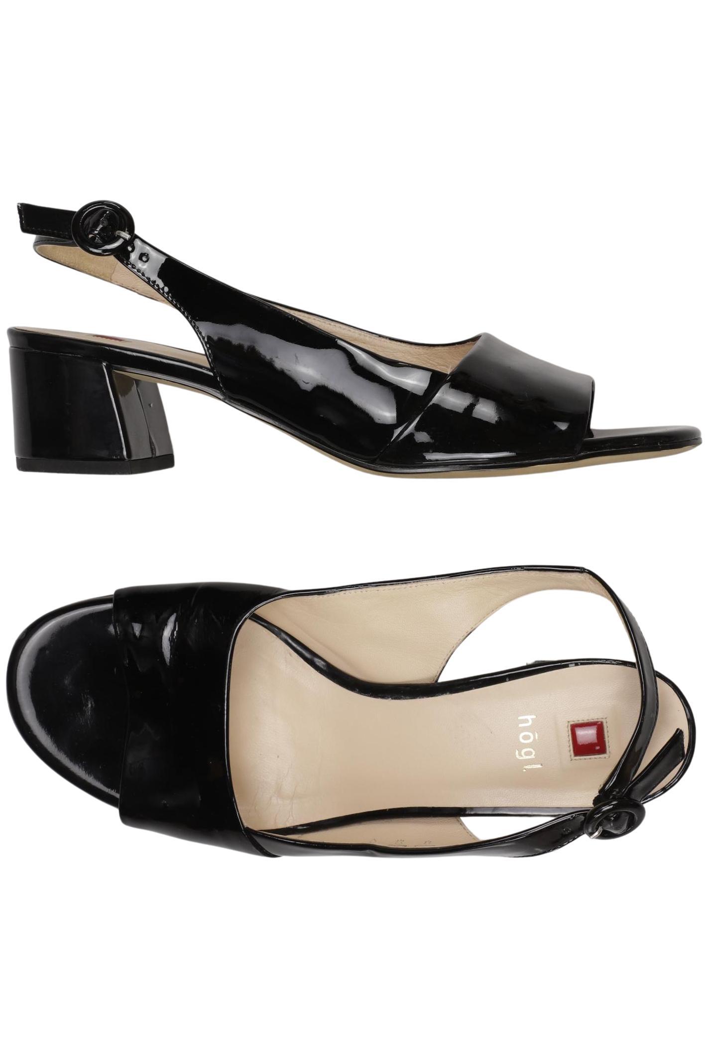 

högl Damen Sandale, schwarz, Gr. 6.5
