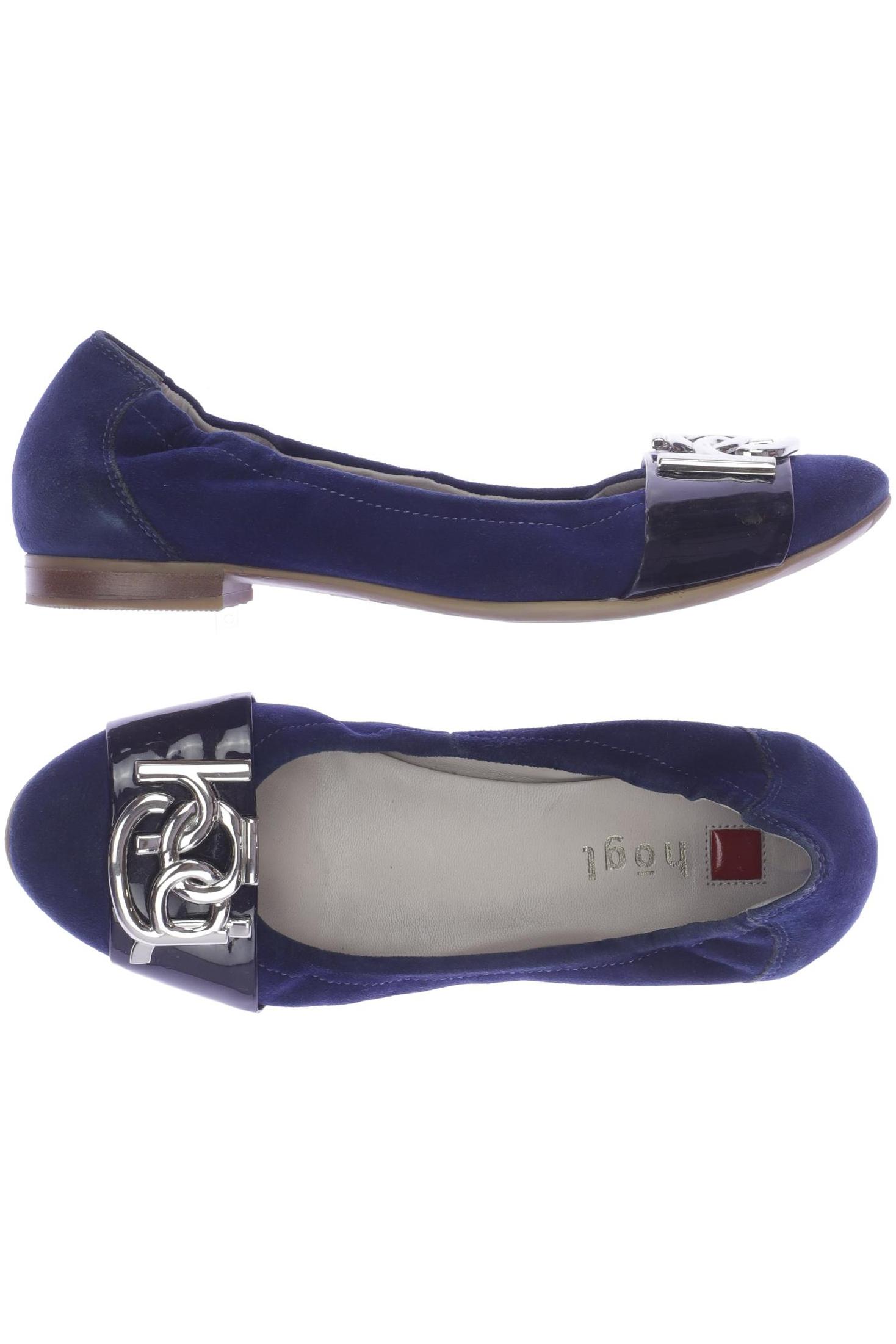 

högl Damen Ballerinas, blau, Gr. 3.5