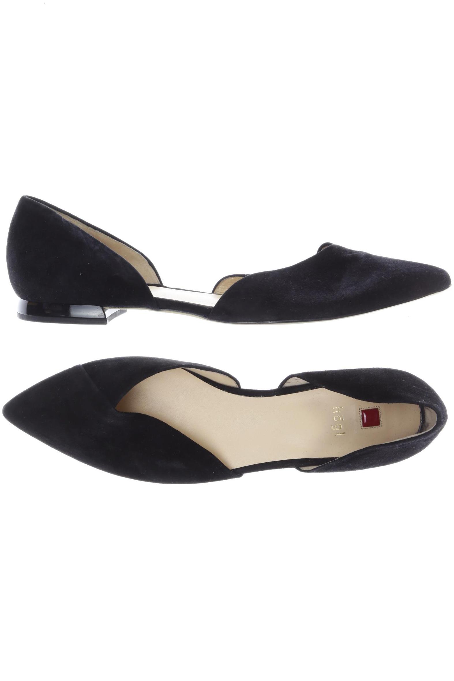 

högl Damen Ballerinas, schwarz, Gr. 7.5