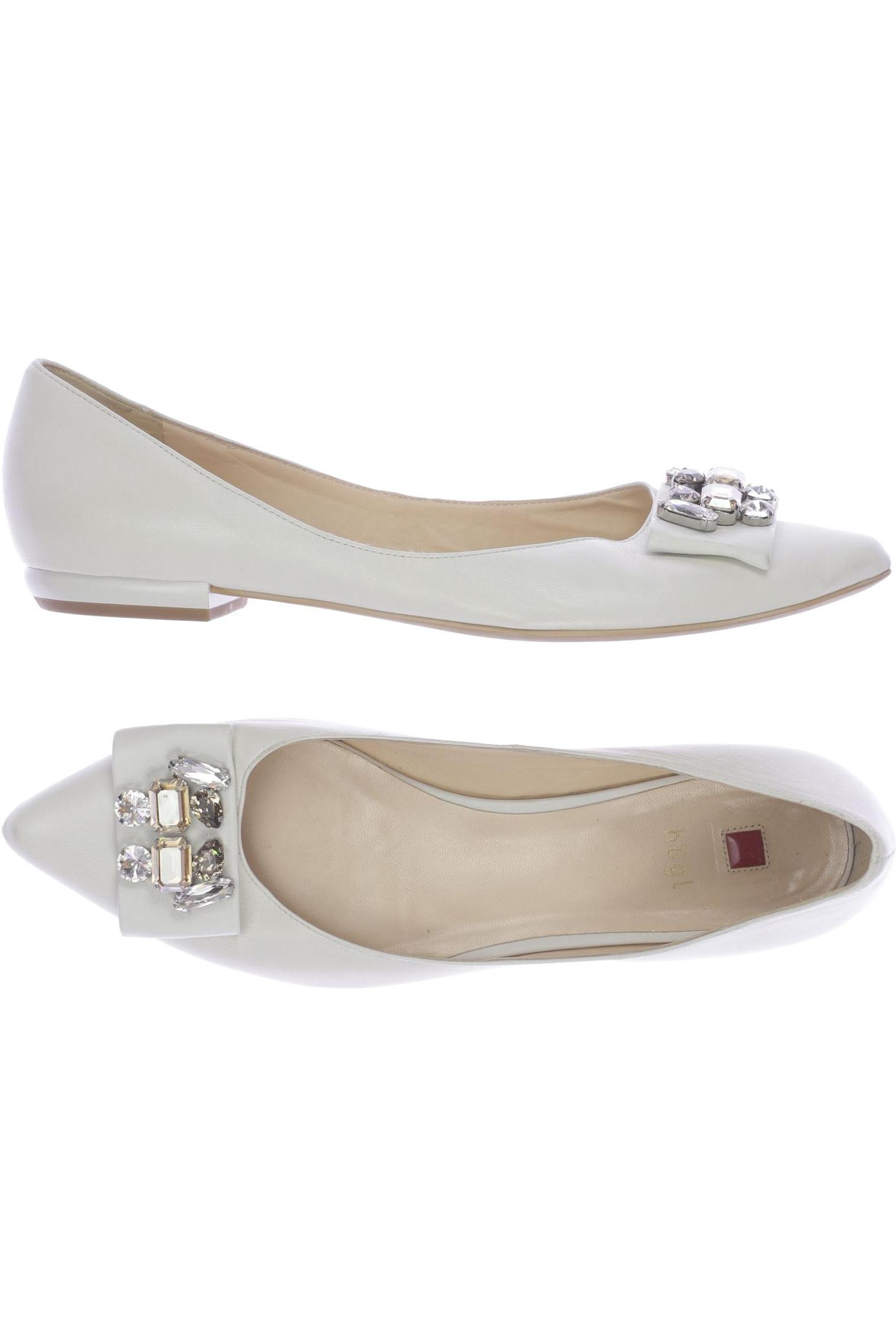 

högl Damen Ballerinas, cremeweiß, Gr. 7.5