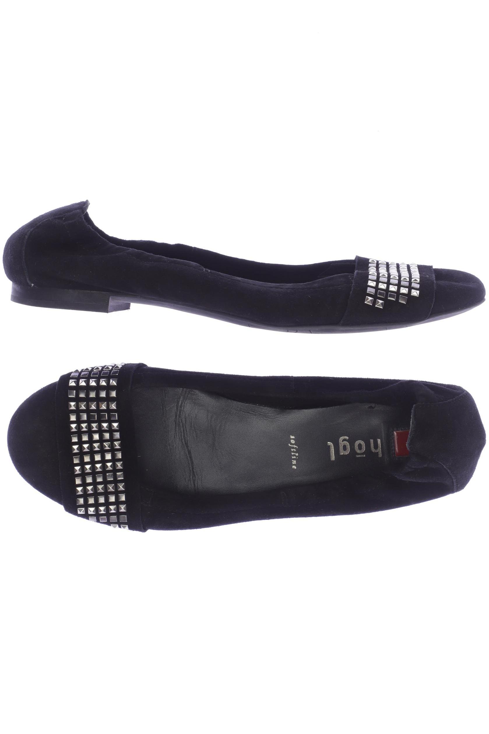 

högl Damen Ballerinas, schwarz, Gr. 5