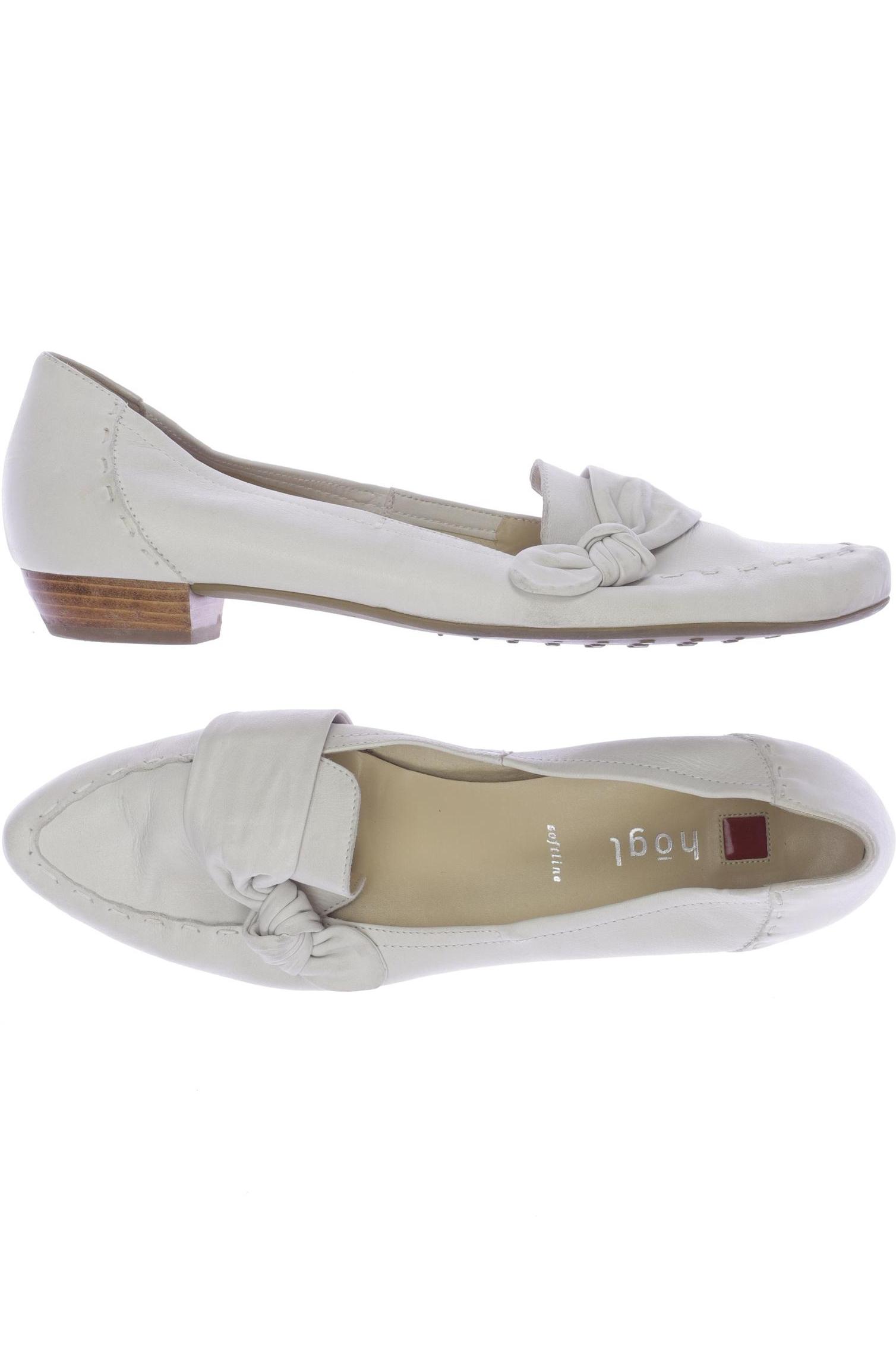 

högl Damen Halbschuh, cremeweiß, Gr. 7.5