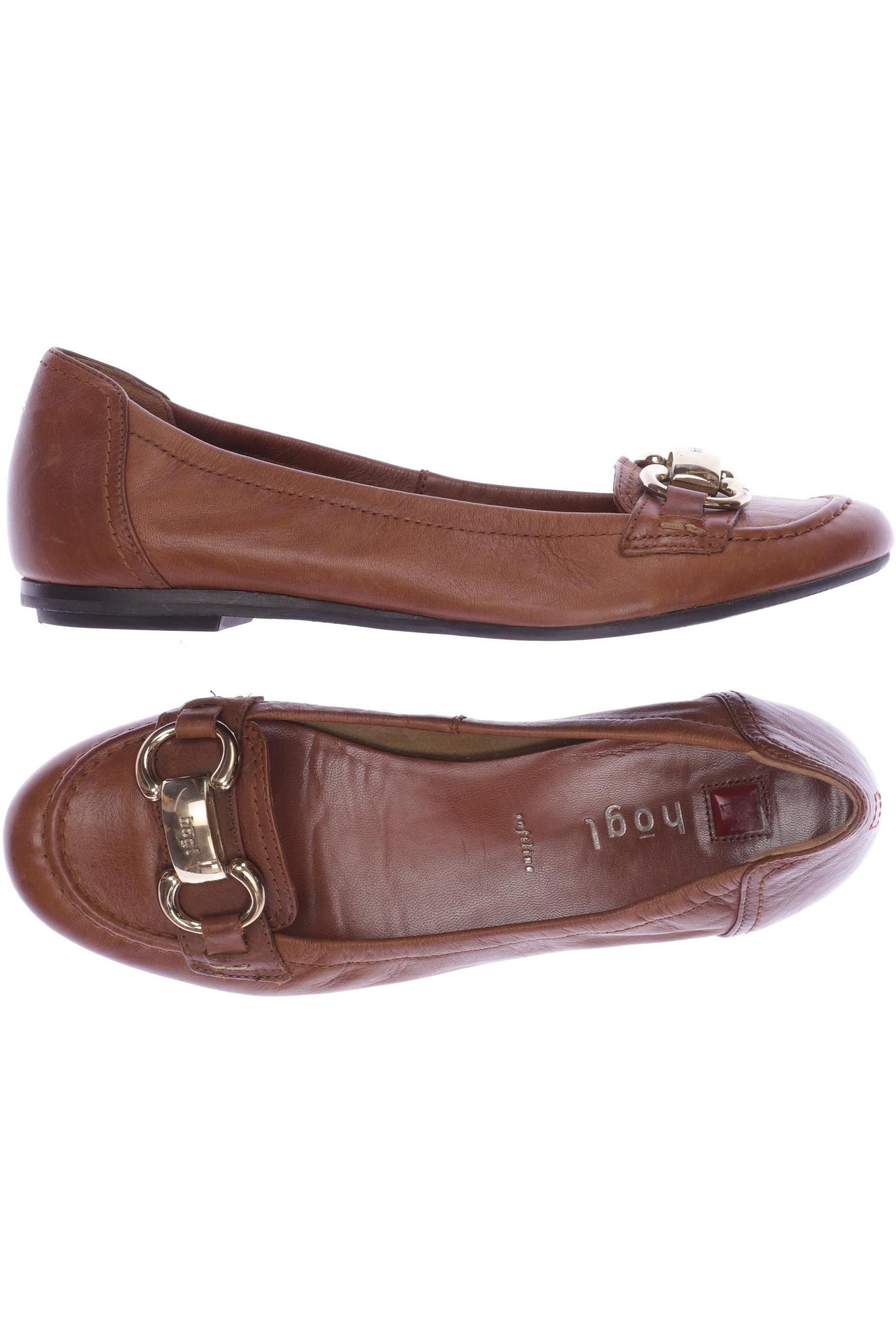 

högl Damen Ballerinas, braun, Gr. 5
