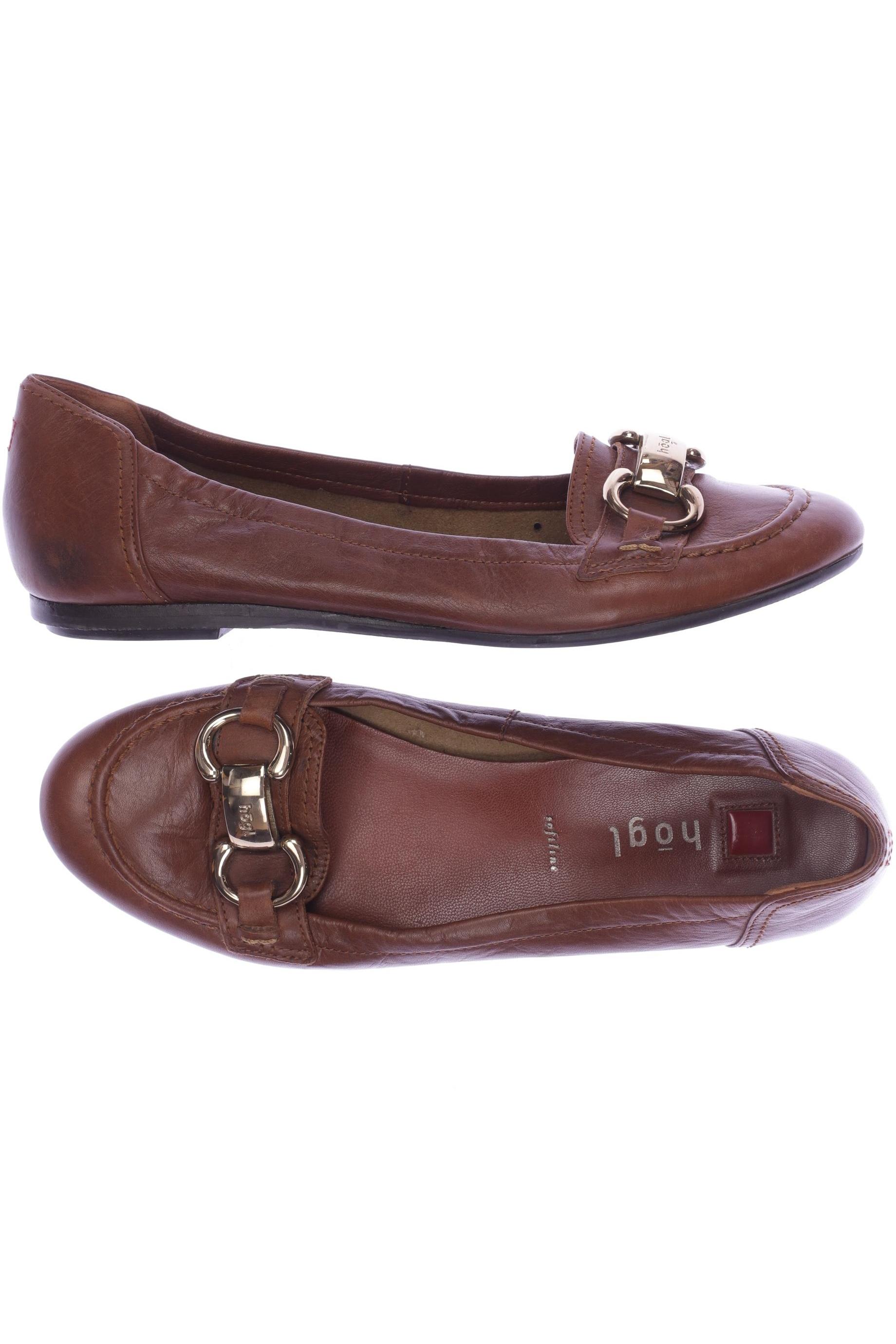 

högl Damen Ballerinas, braun, Gr. 6