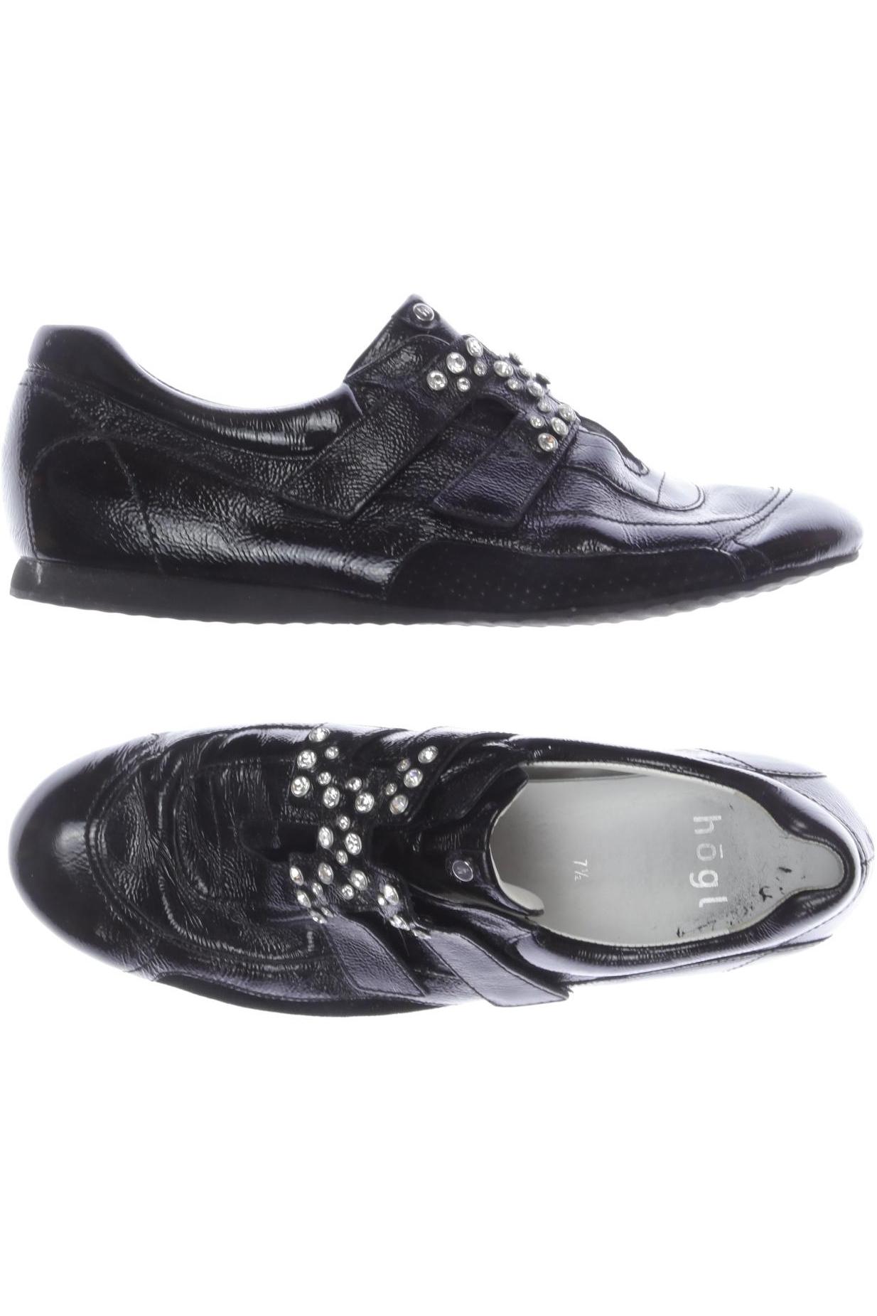 

högl Damen Halbschuh, schwarz, Gr. 7.5