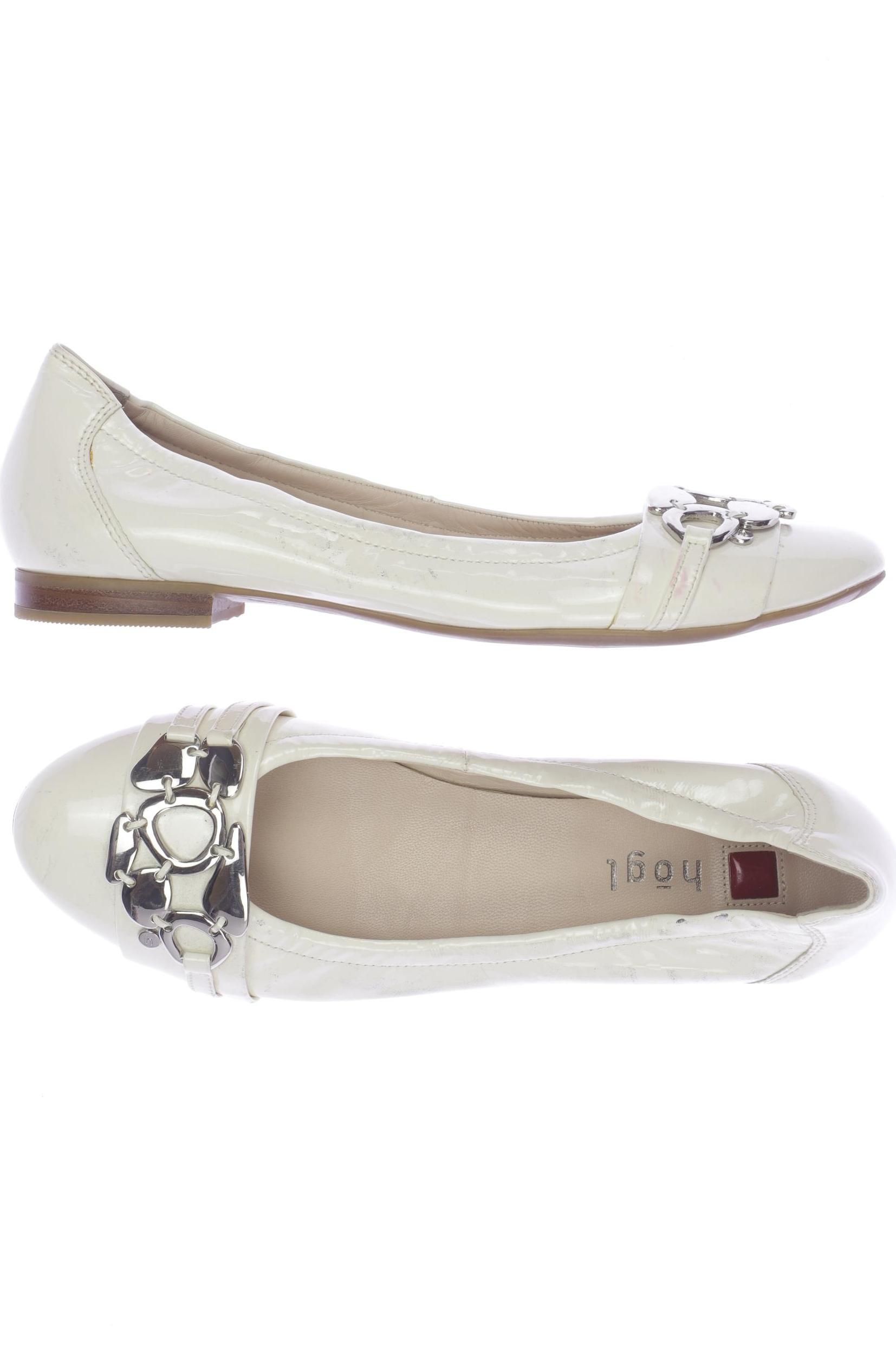 

högl Damen Ballerinas, cremeweiß, Gr. 5.5