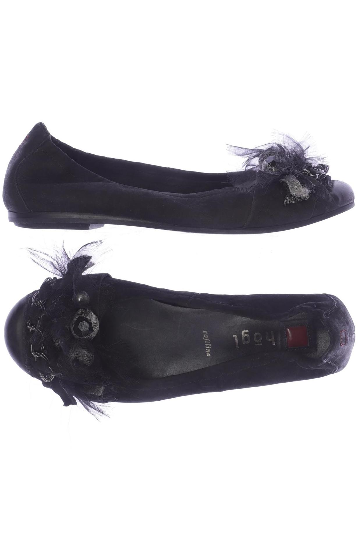 

högl Damen Ballerinas, schwarz, Gr. 3.5