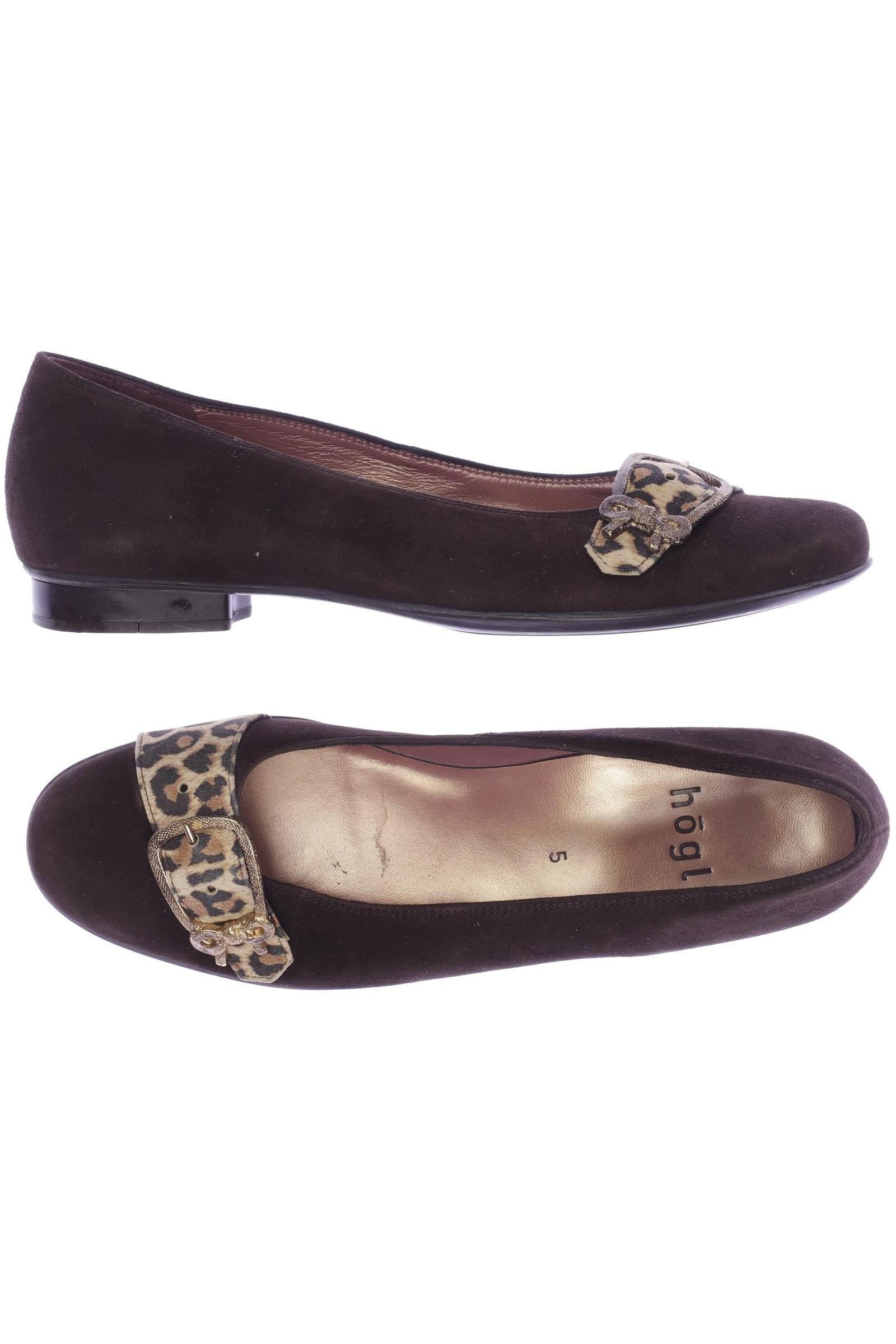 

högl Damen Ballerinas, braun, Gr. 5