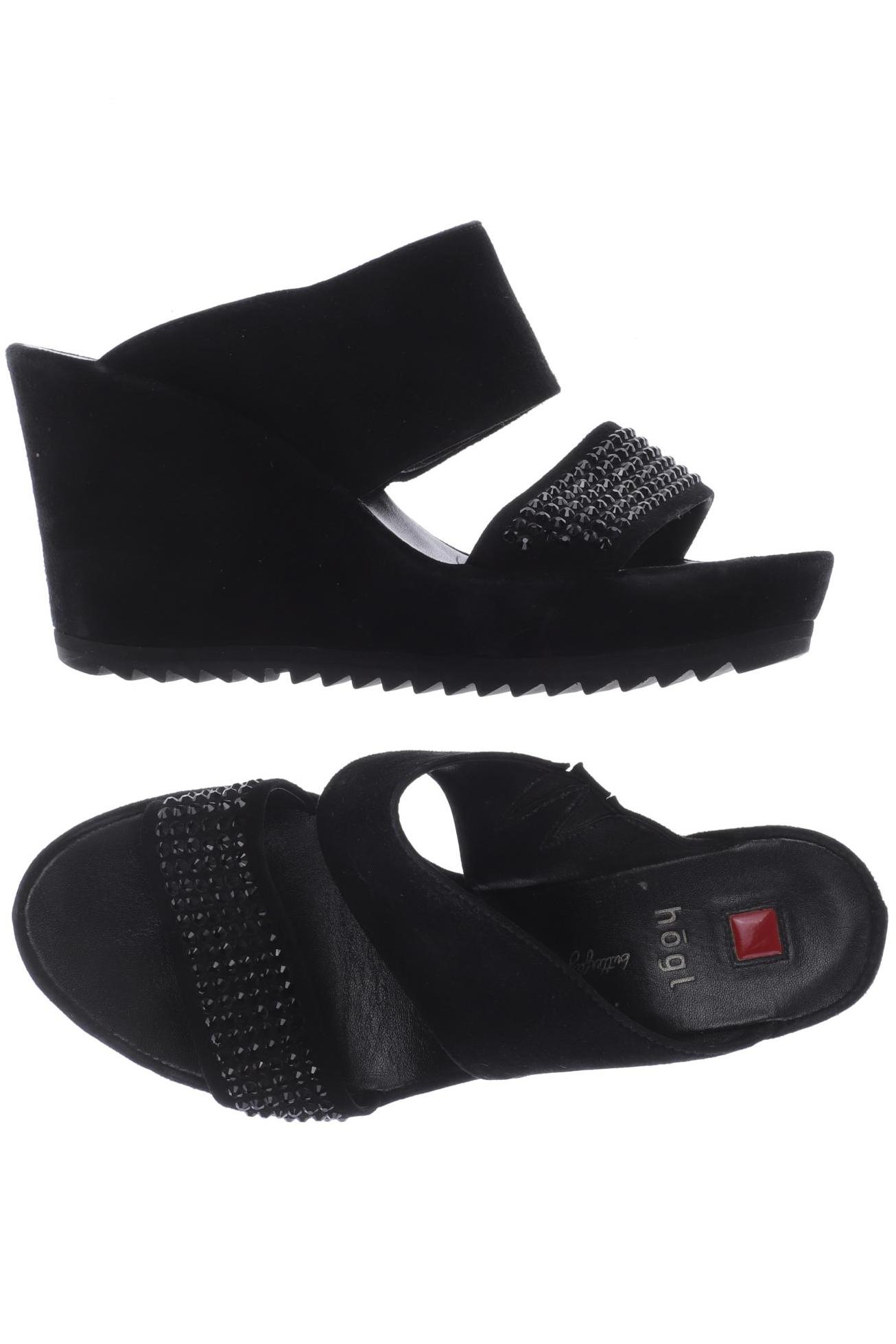 

högl Damen Sandale, schwarz, Gr. 3