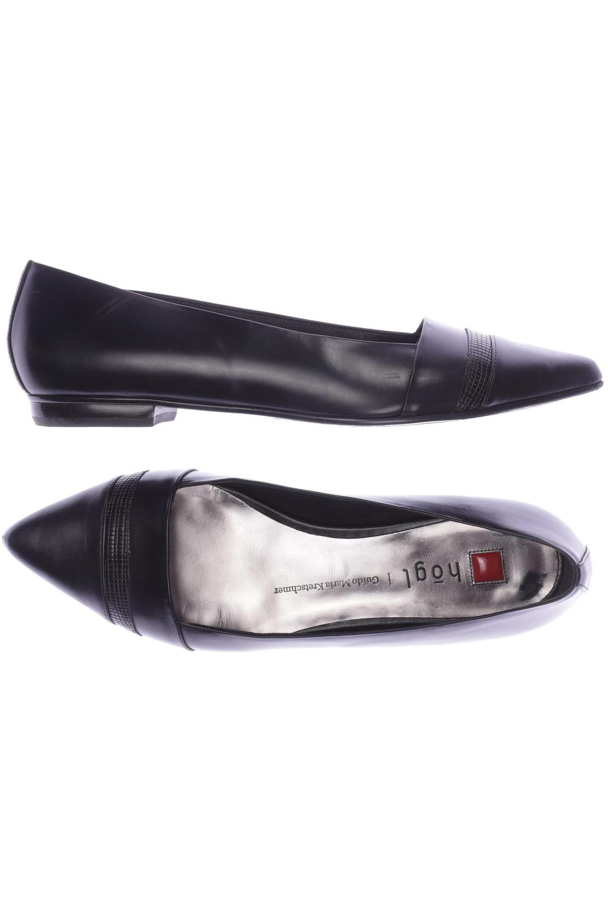 

högl Damen Ballerinas, schwarz, Gr. 6.5