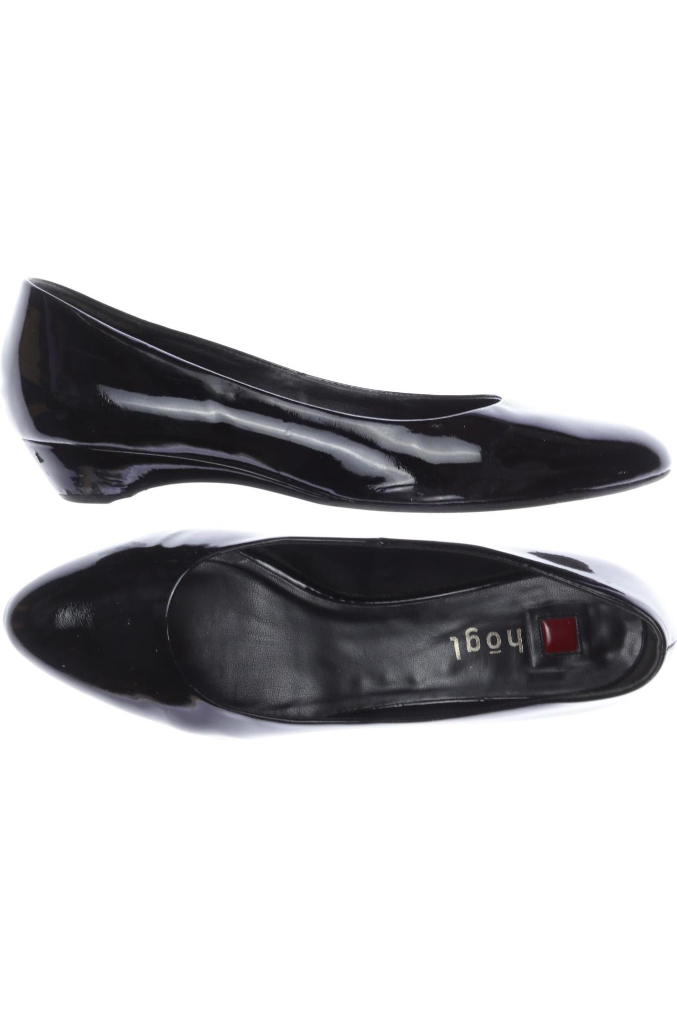 

högl Damen Ballerinas, schwarz, Gr. 5.5