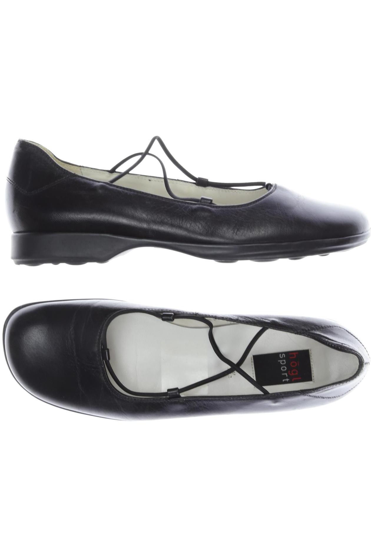 

högl Damen Ballerinas, schwarz, Gr. 5.5
