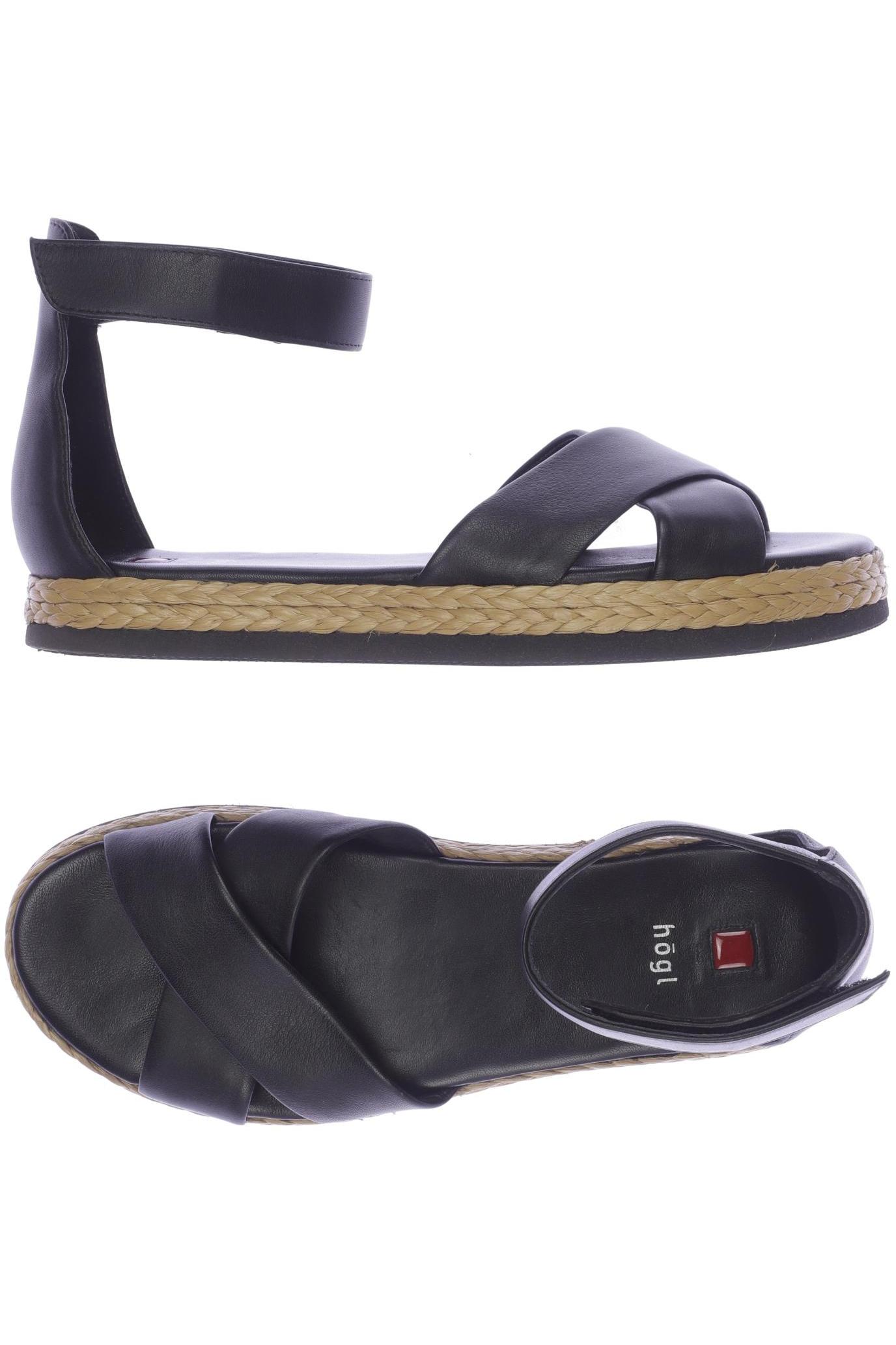 

högl Damen Sandale, schwarz, Gr. 6.5