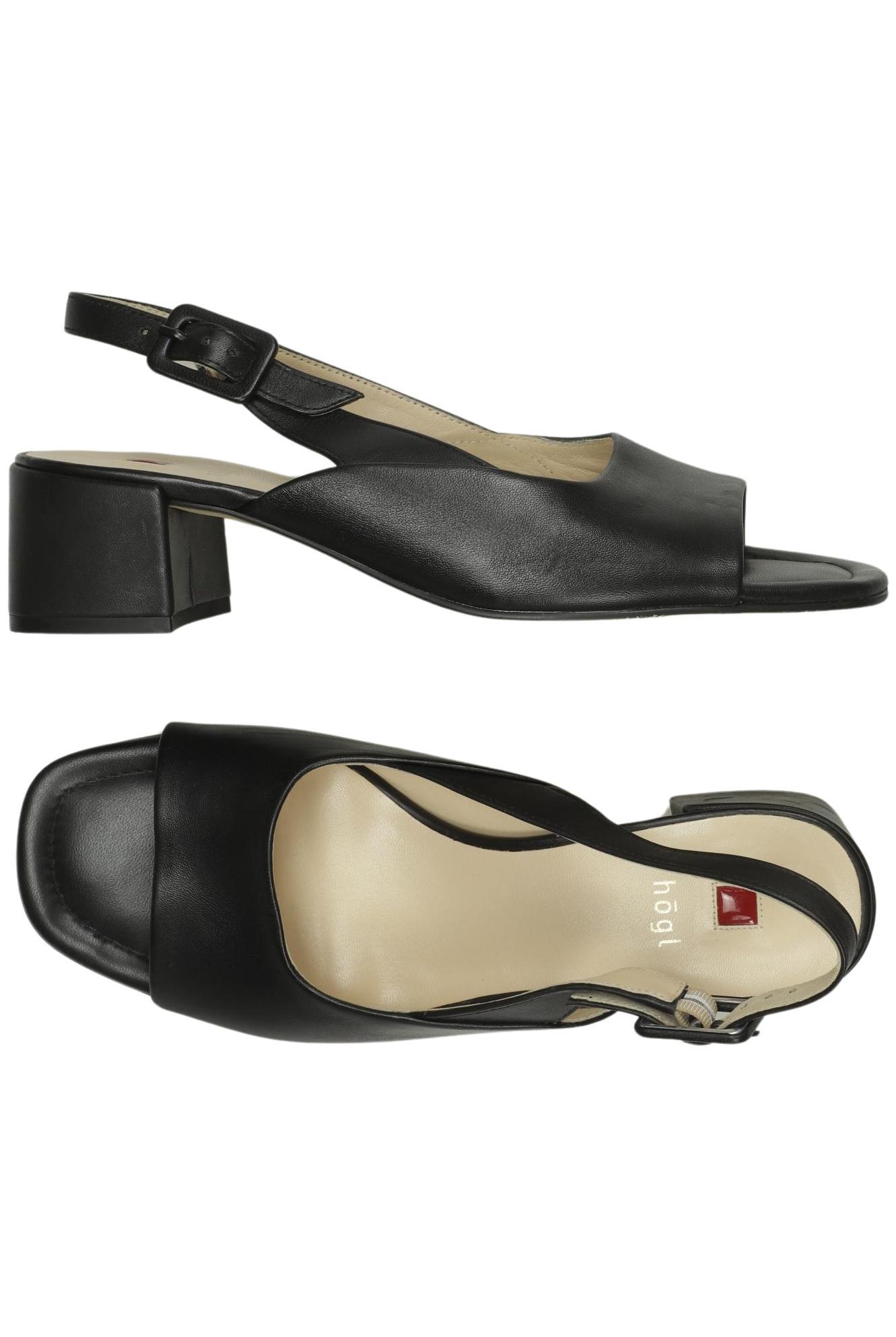 

högl Damen Sandale, schwarz, Gr. 6.5