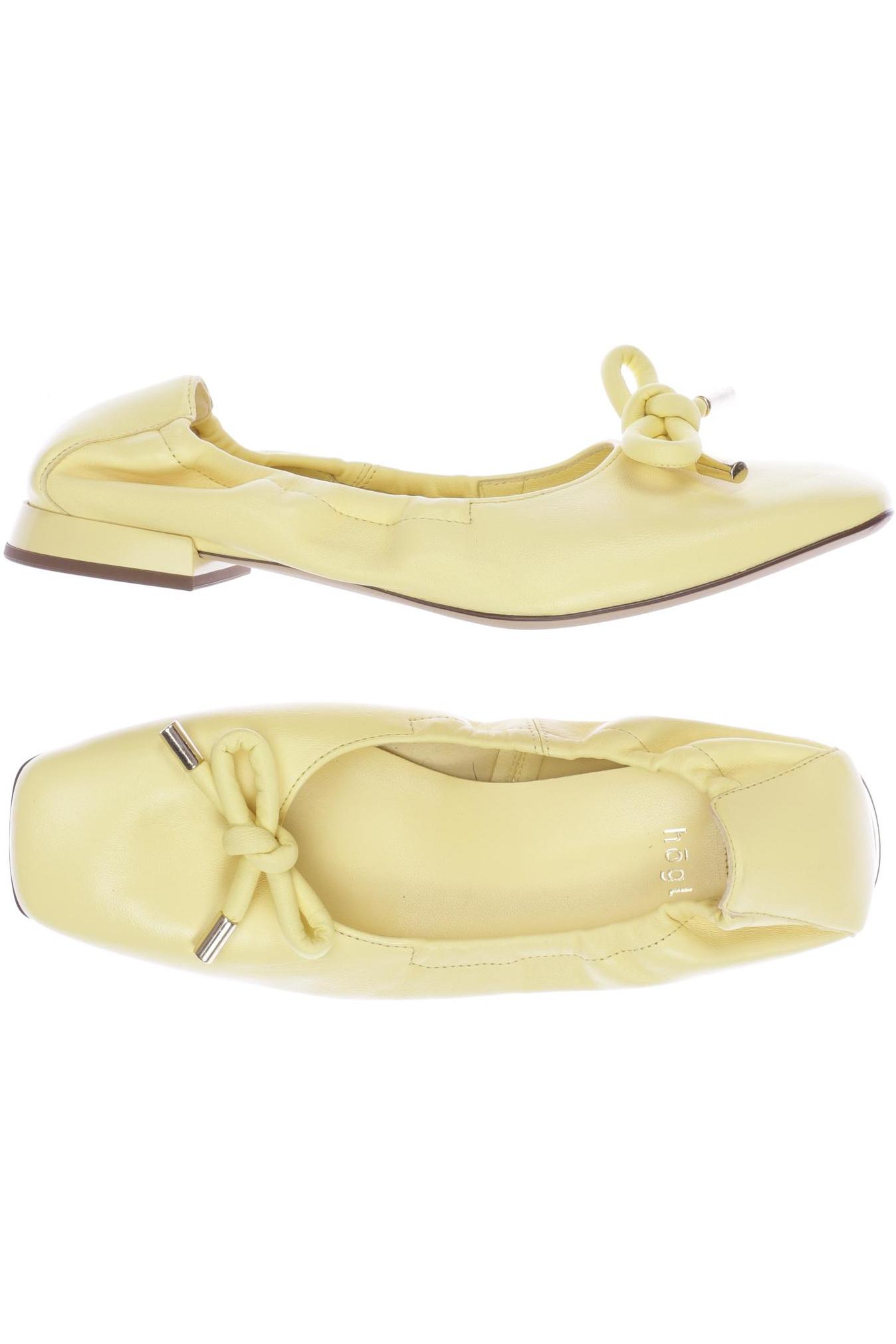

högl Damen Ballerinas, gelb, Gr. 4.5