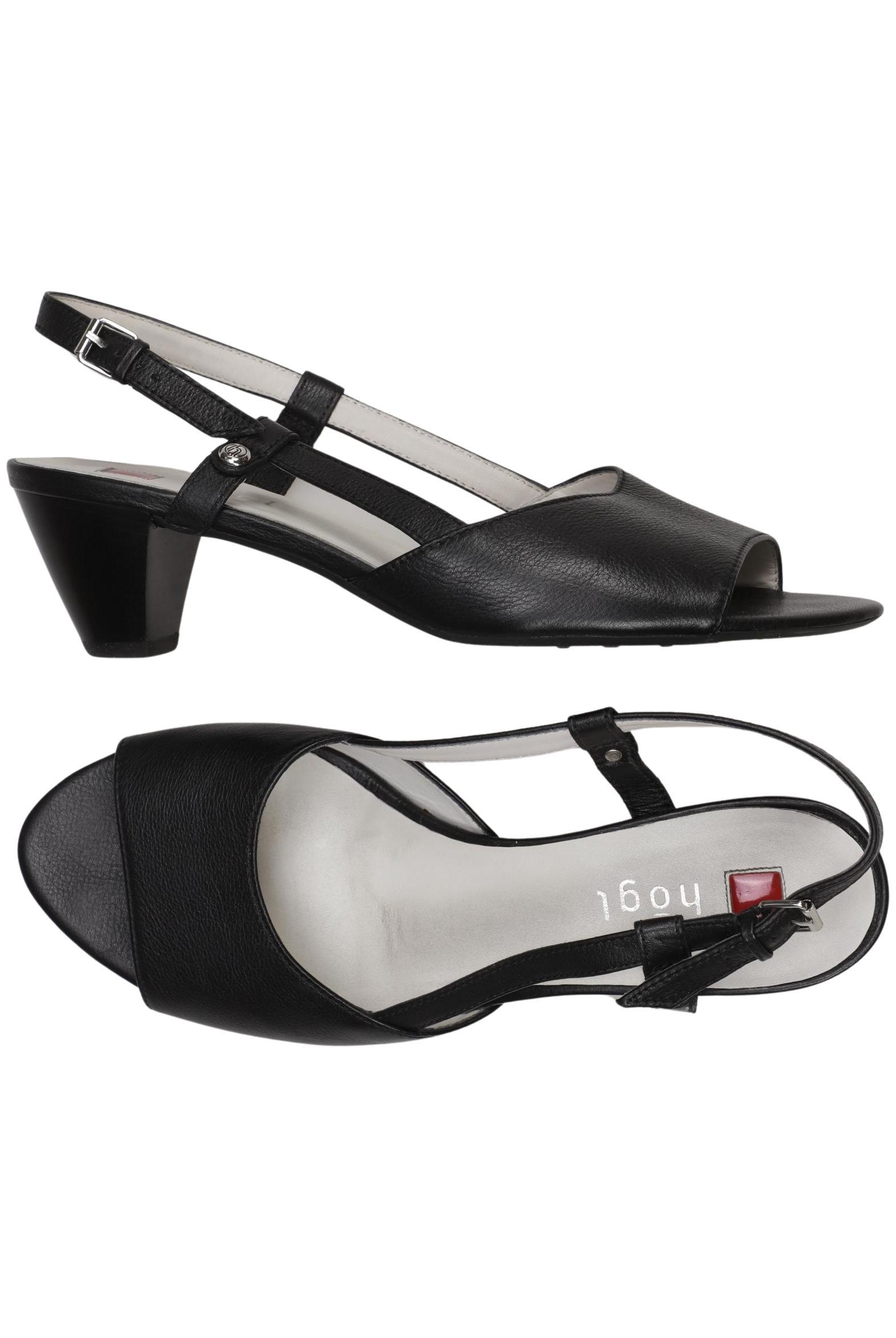 

högl Damen Sandale, schwarz, Gr. 6.5