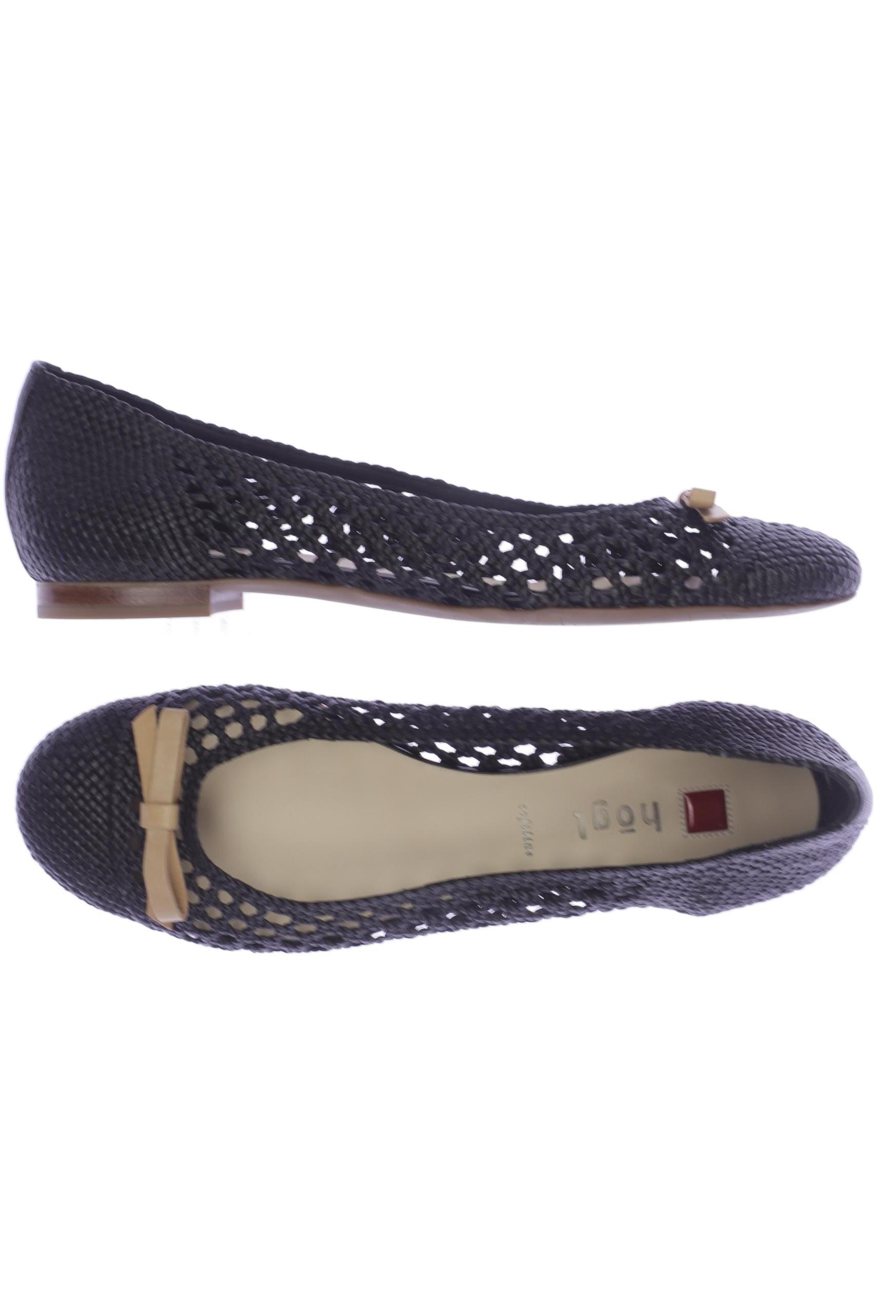 

högl Damen Ballerinas, schwarz, Gr. 7.5