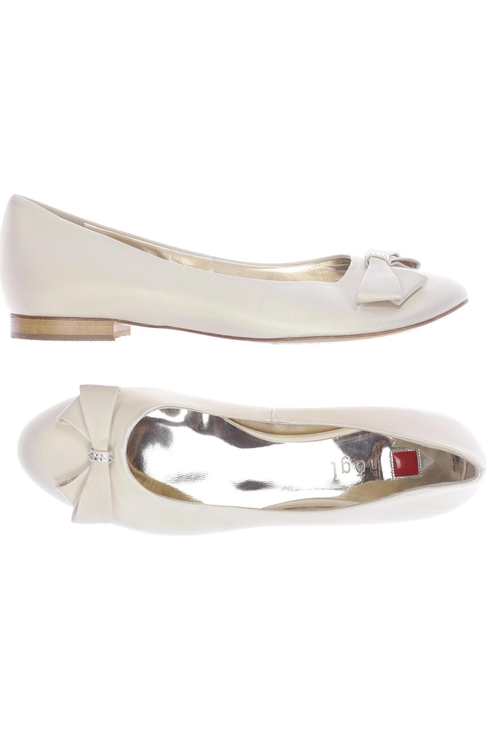 

högl Damen Ballerinas, cremeweiß