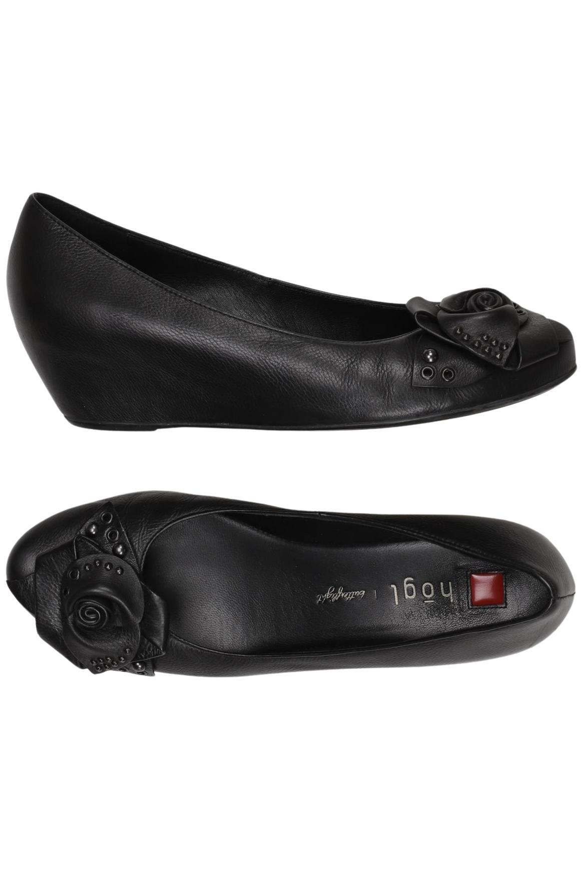 

högl Damen Ballerinas, schwarz, Gr. 4.5