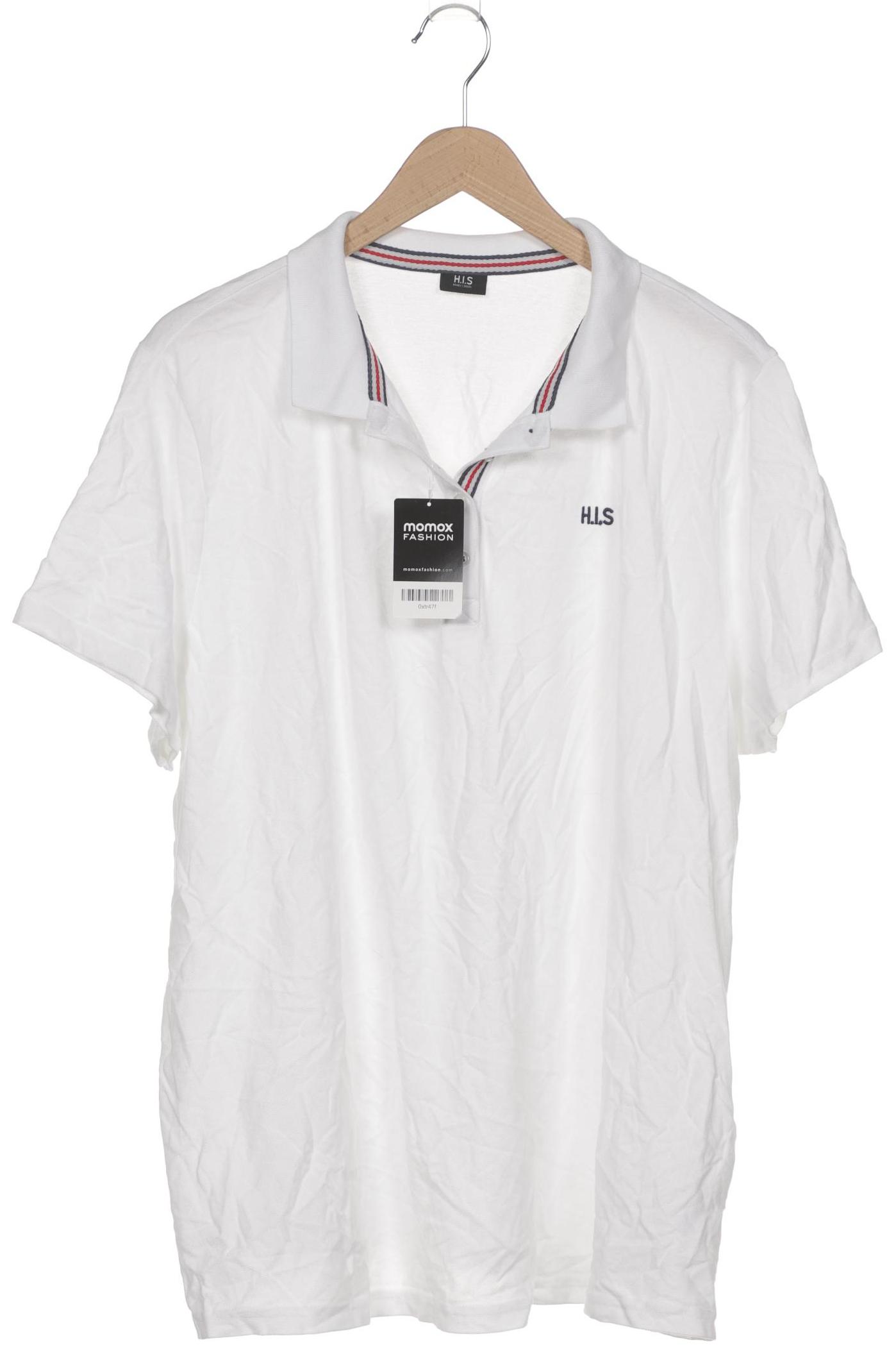 

H.i.s Damen Poloshirt, weiß, Gr. 52