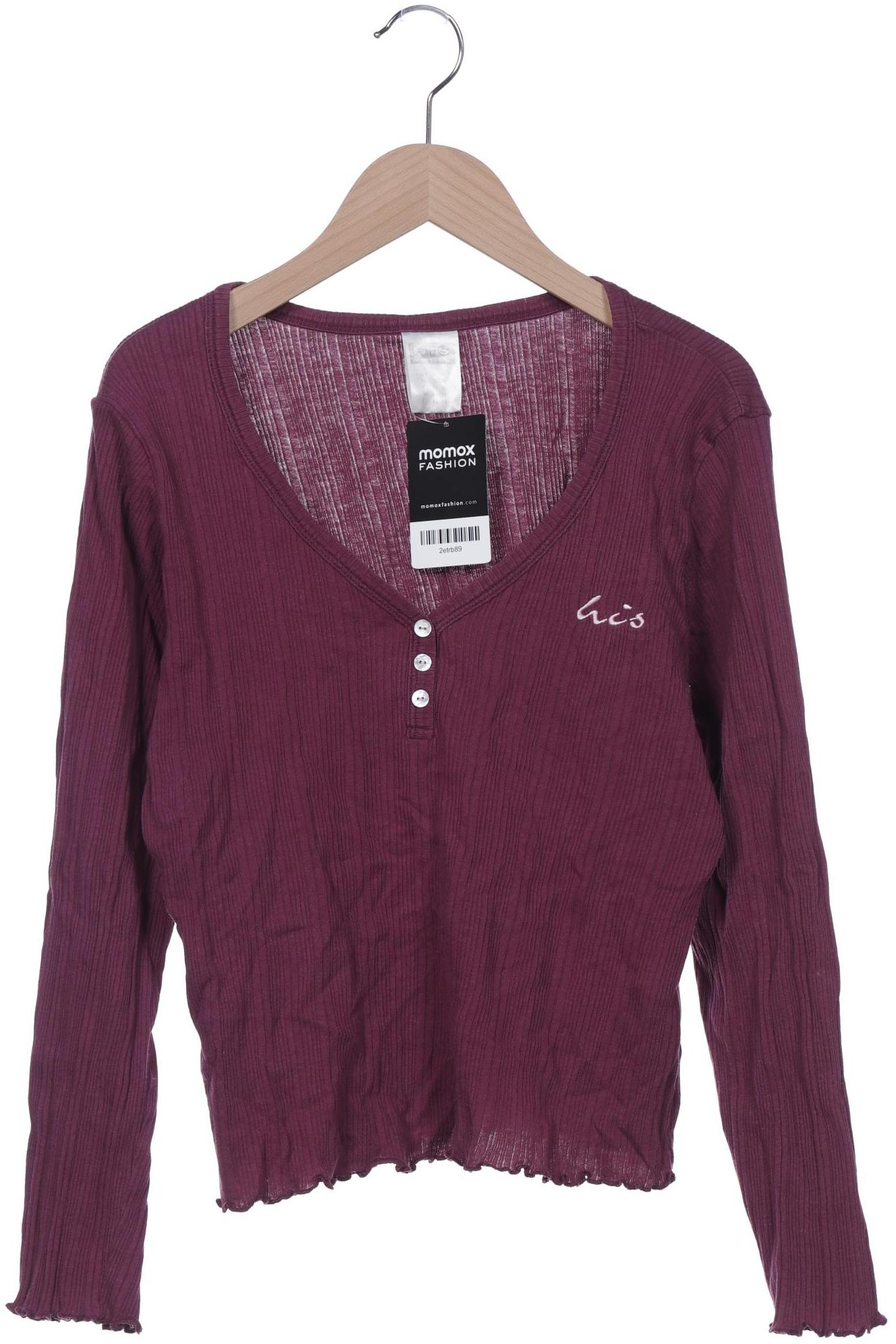 

H.i.s Damen Langarmshirt, bordeaux, Gr. 38