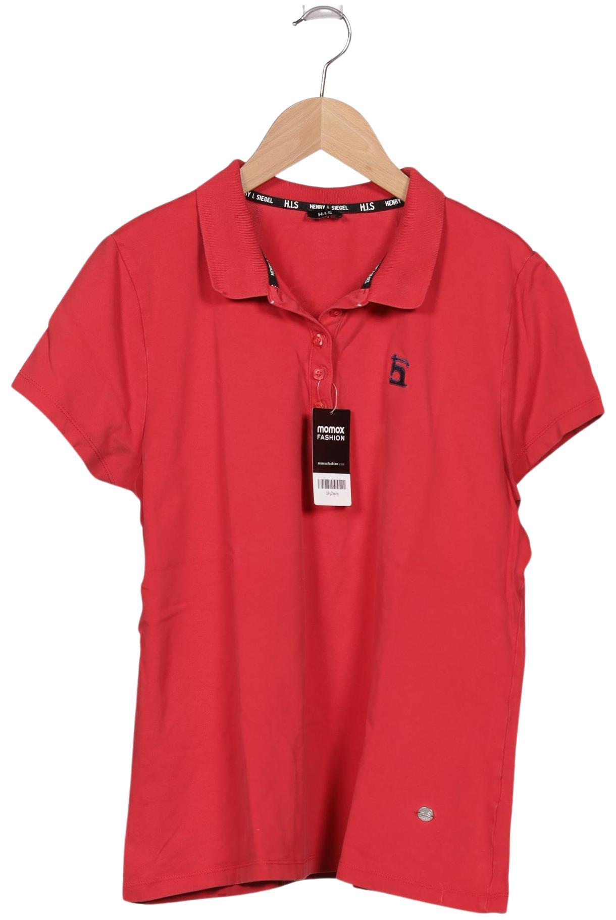

H.i.s Damen Poloshirt, rot, Gr. 44