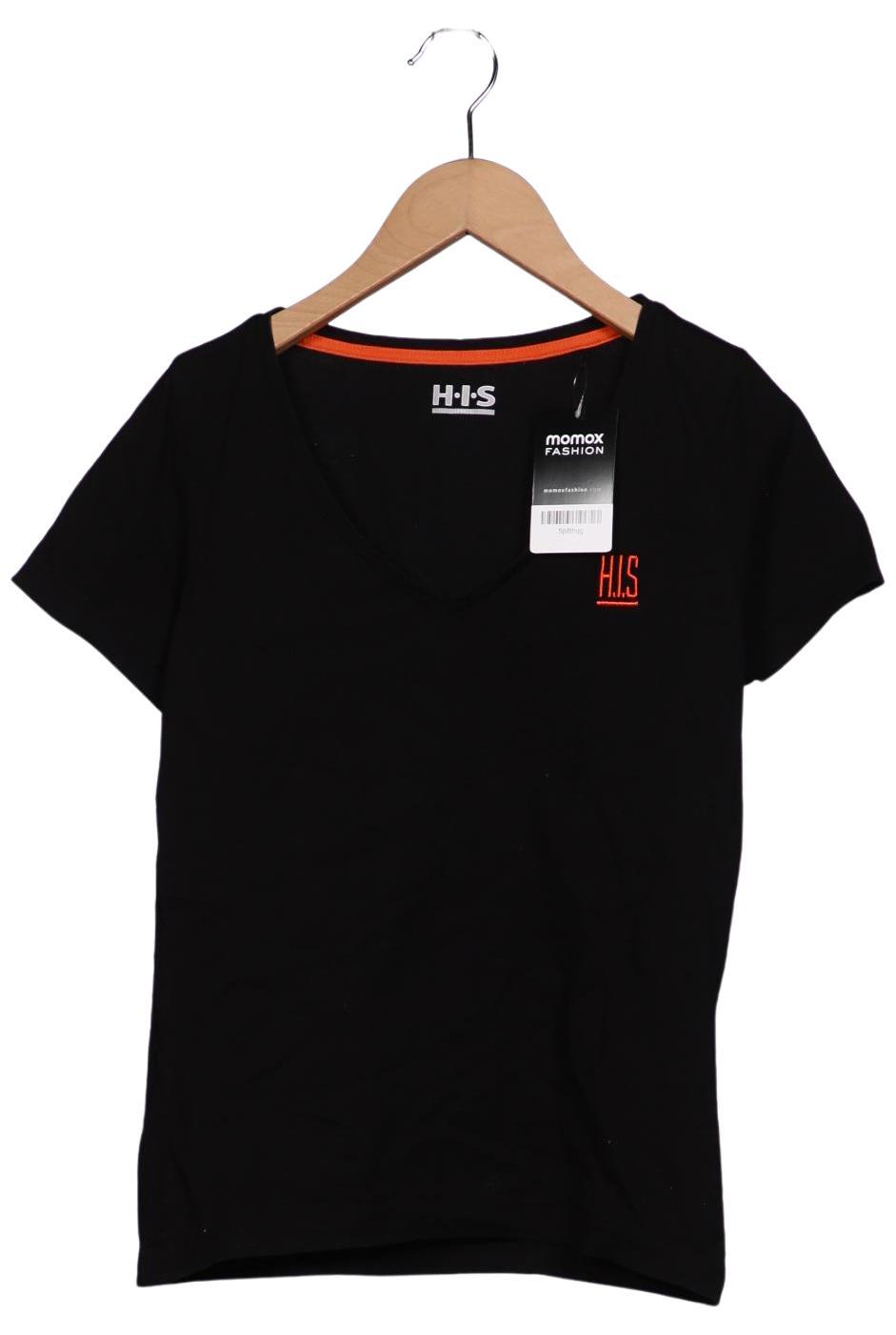 

H.i.s Damen T-Shirt, schwarz, Gr. 32