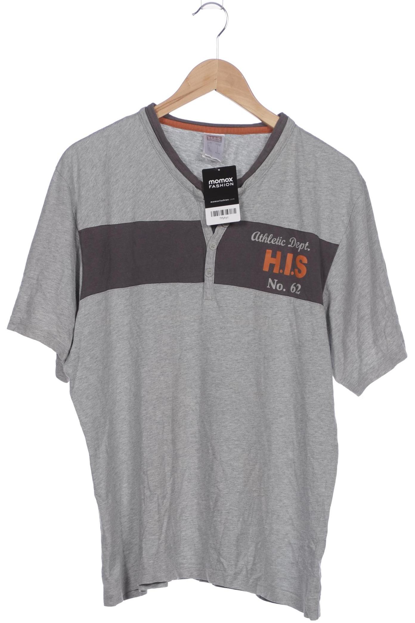 

H.i.s Herren T-Shirt, grau, Gr. 52