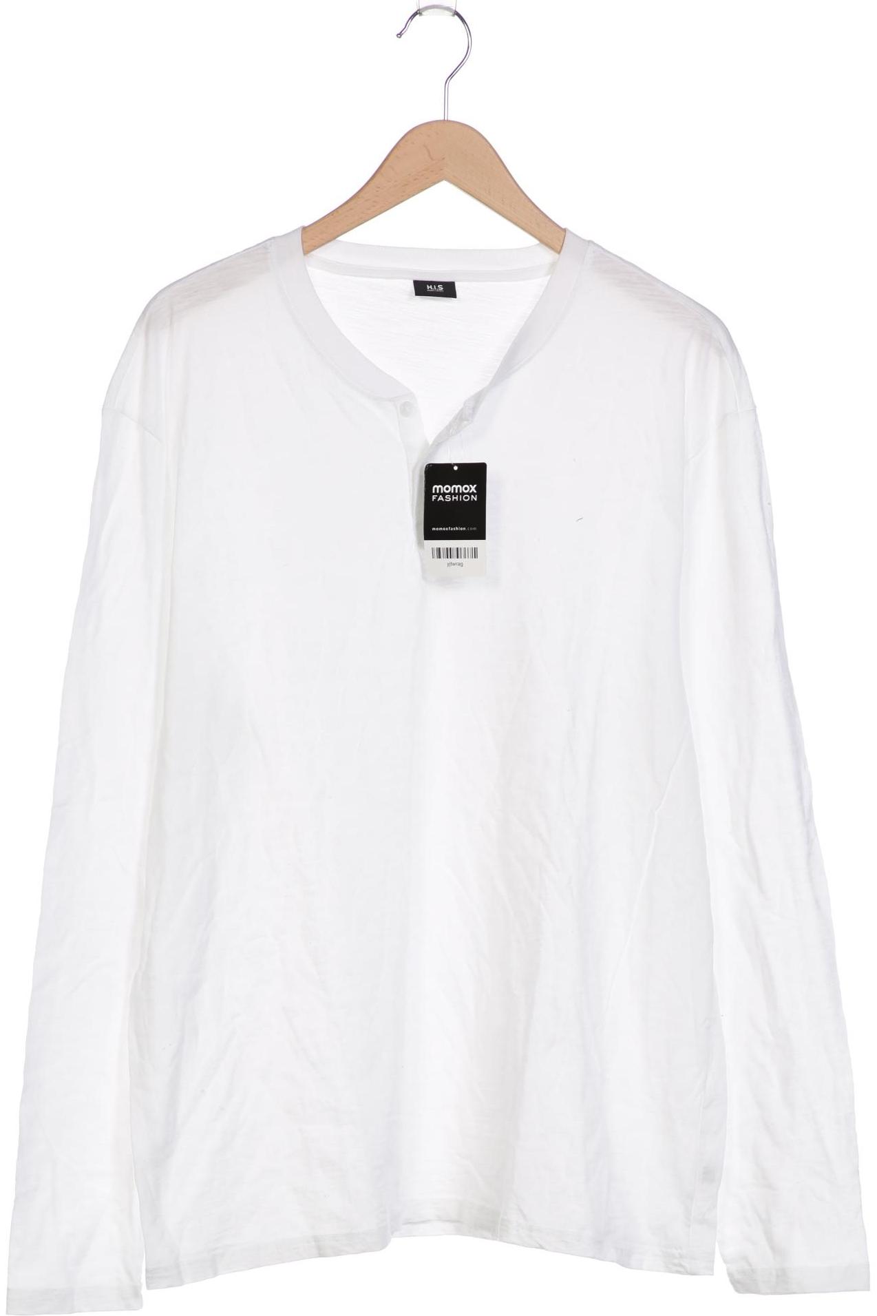 

H.i.s Herren Langarmshirt, weiß, Gr. 56