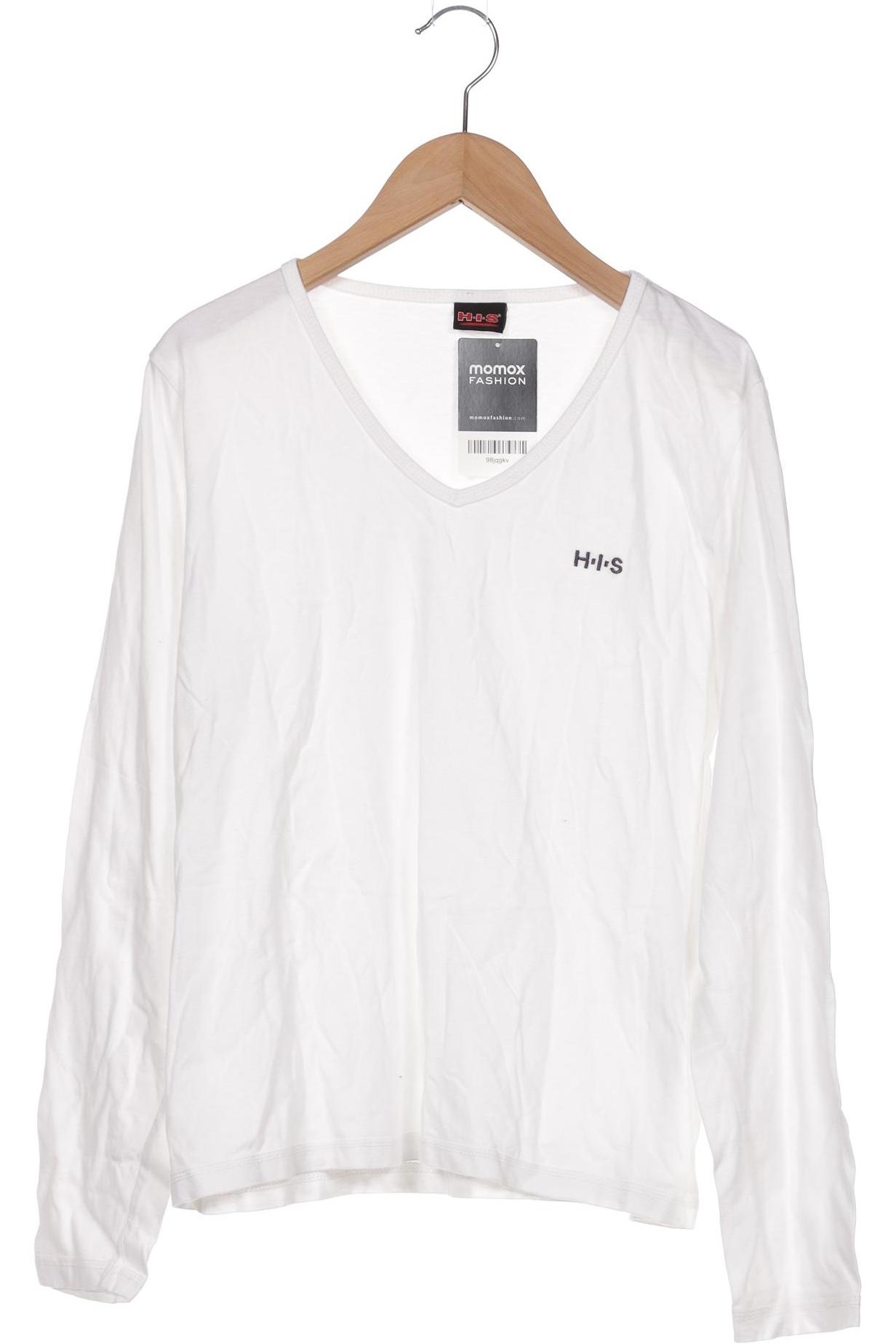 

H.i.s Damen Langarmshirt, weiß, Gr. 42