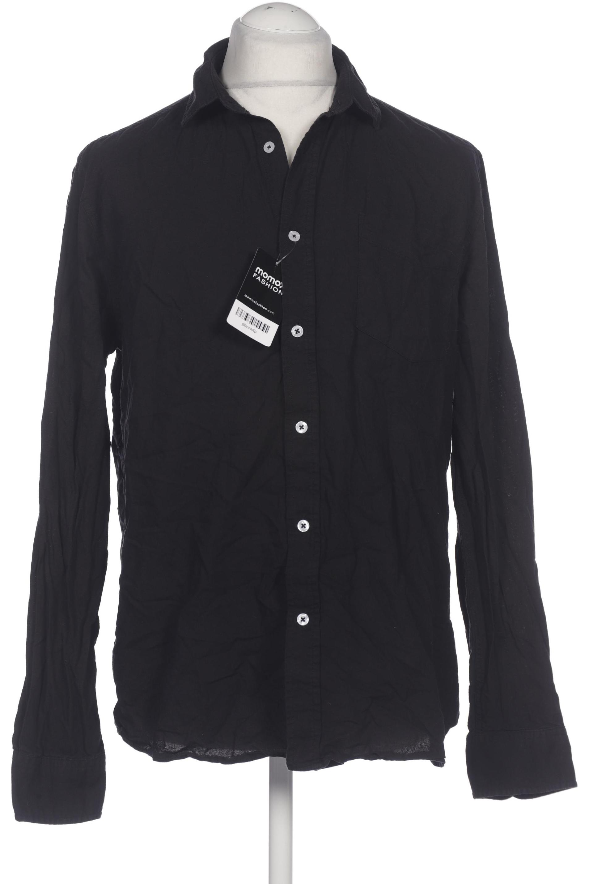 

H.i.s Herren Hemd, schwarz, Gr. 48