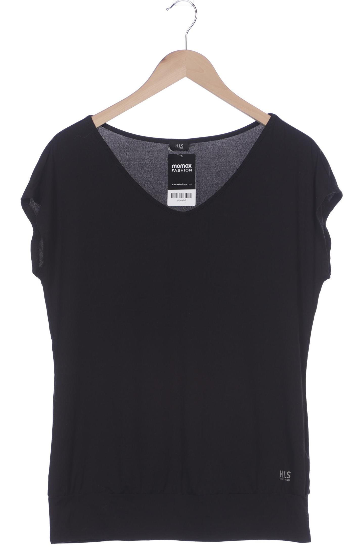 

H.i.s Damen T-Shirt, schwarz, Gr. 40