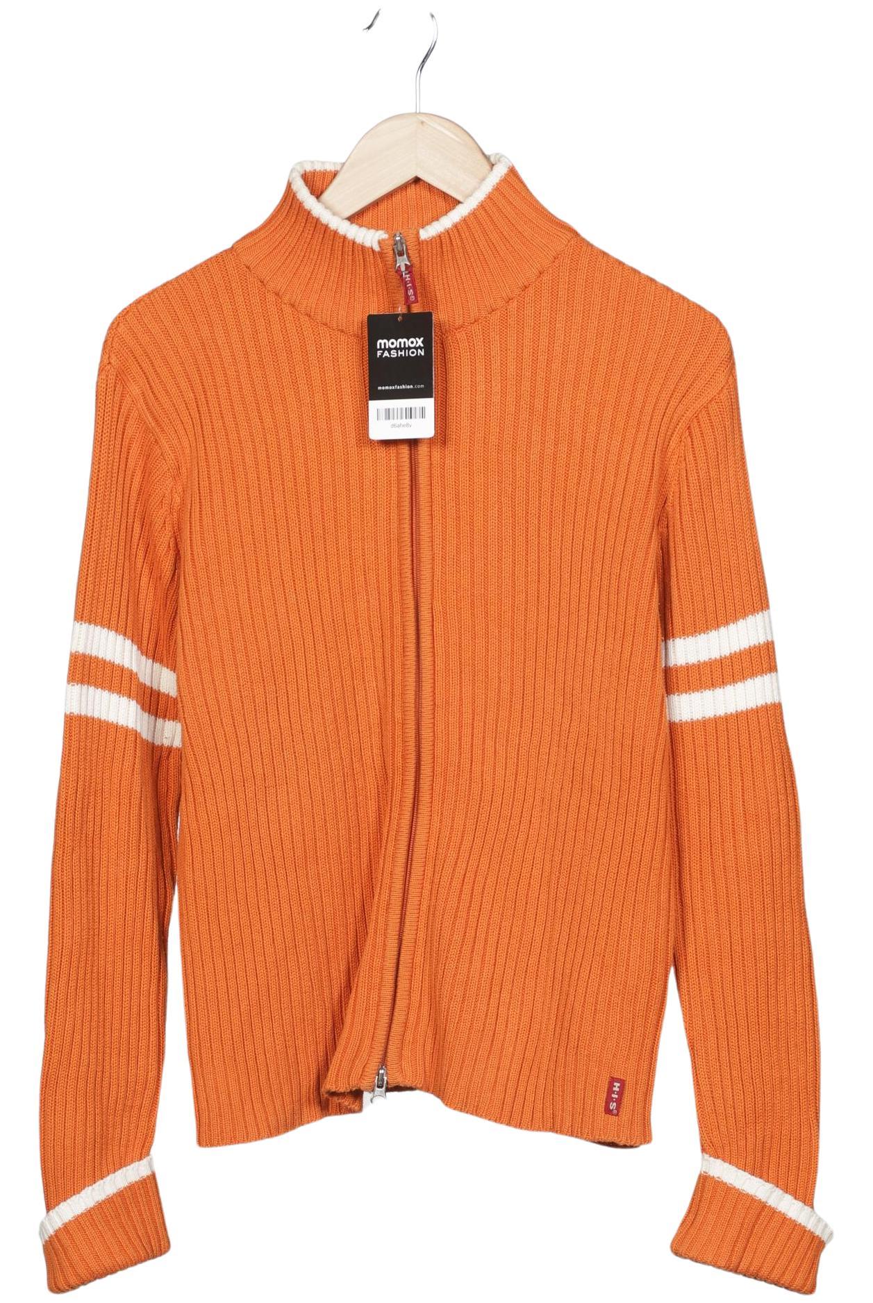 

H.i.s Damen Strickjacke, orange, Gr. 44