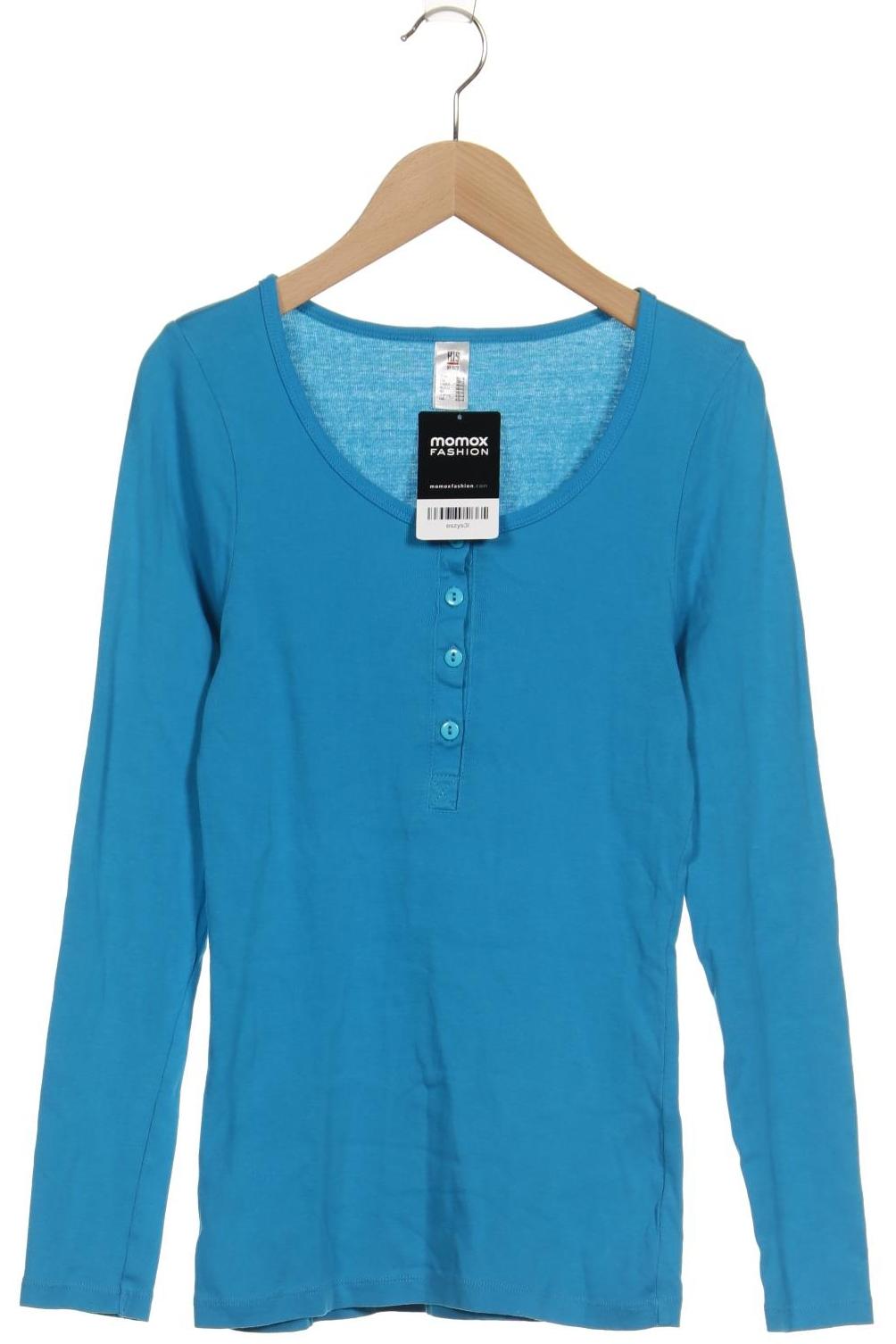 

H.i.s Damen Langarmshirt, blau, Gr. 36