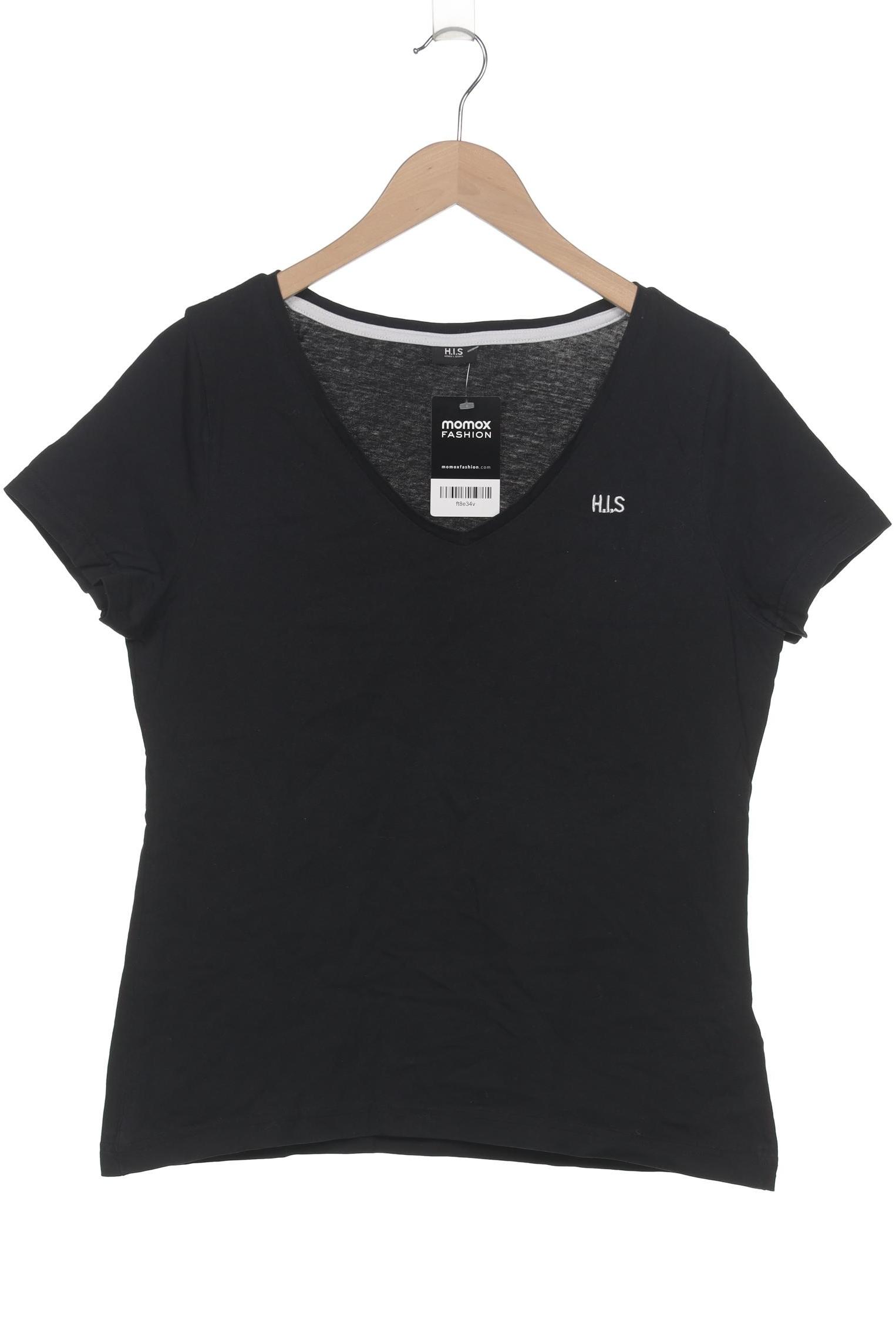 

H.i.s Damen T-Shirt, schwarz, Gr. 38
