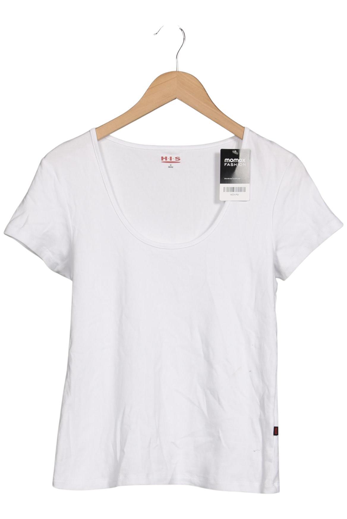 

H.i.s Damen T-Shirt, weiß, Gr. 40