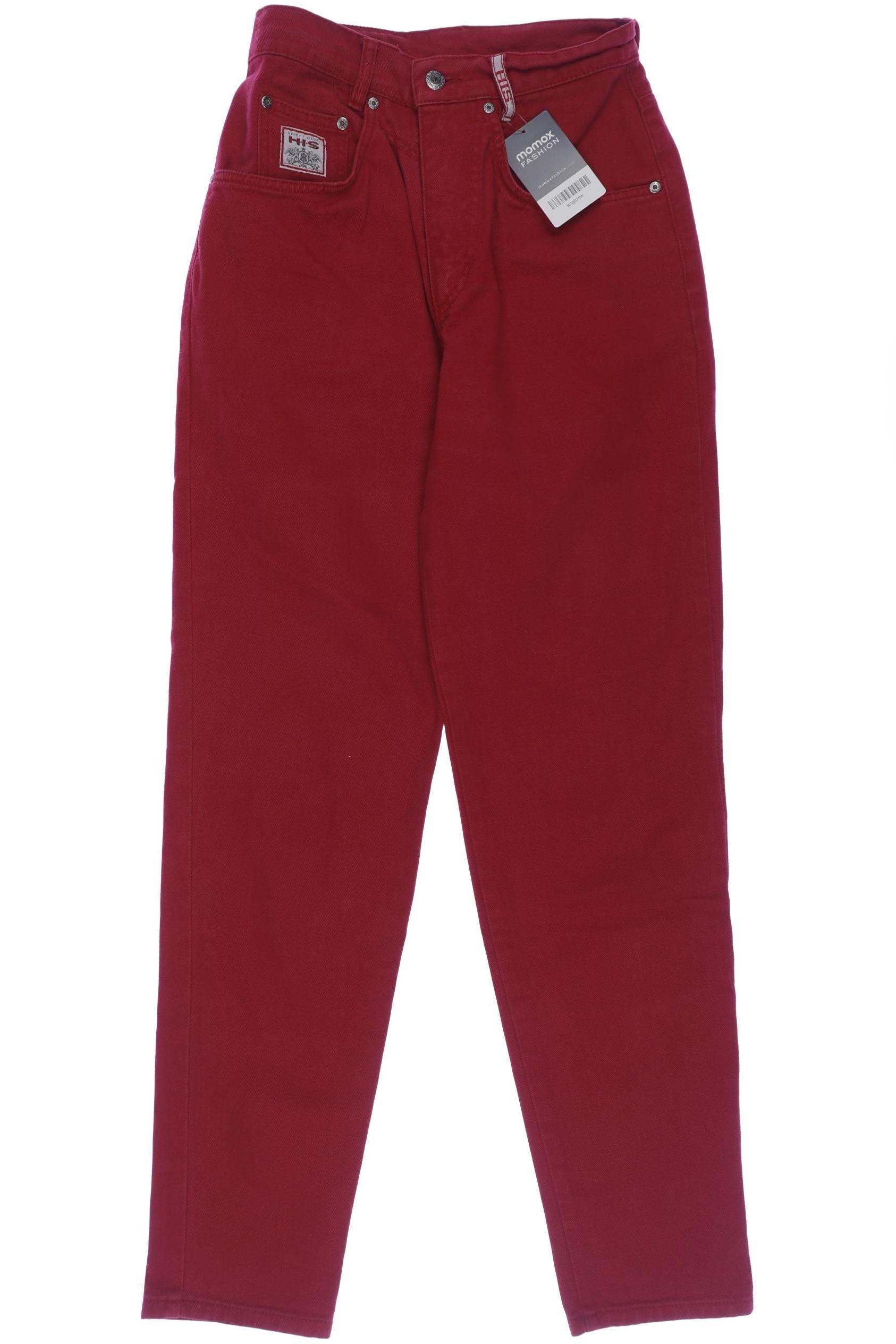 

H.i.s Damen Jeans, rot, Gr. 24