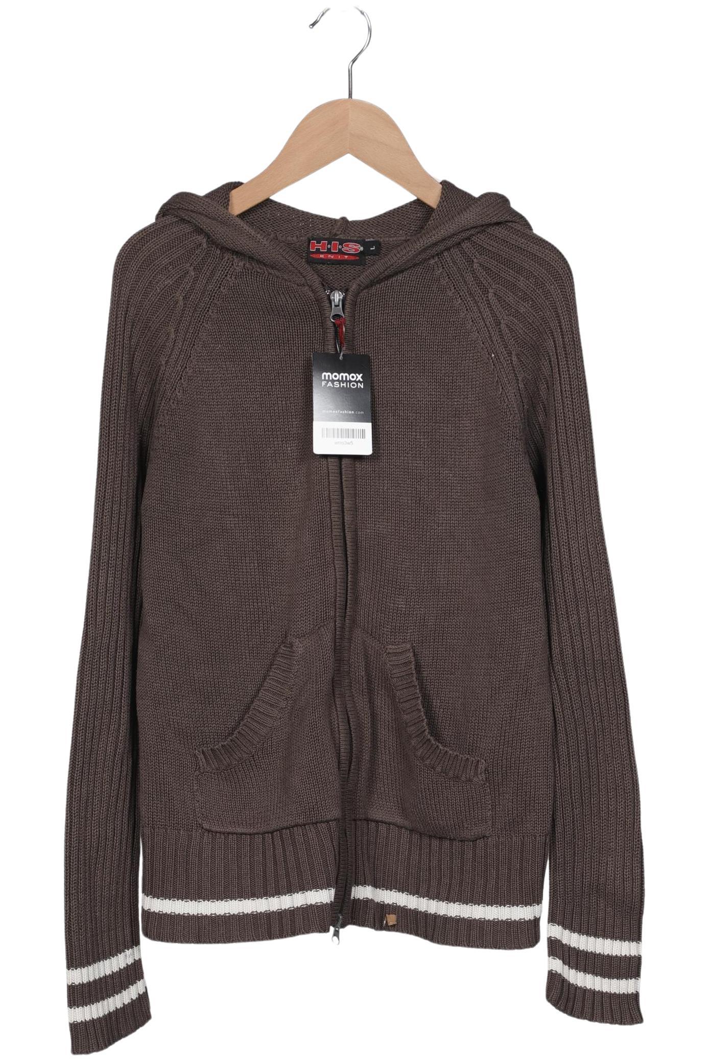 

H.i.s Damen Strickjacke, braun, Gr. 42