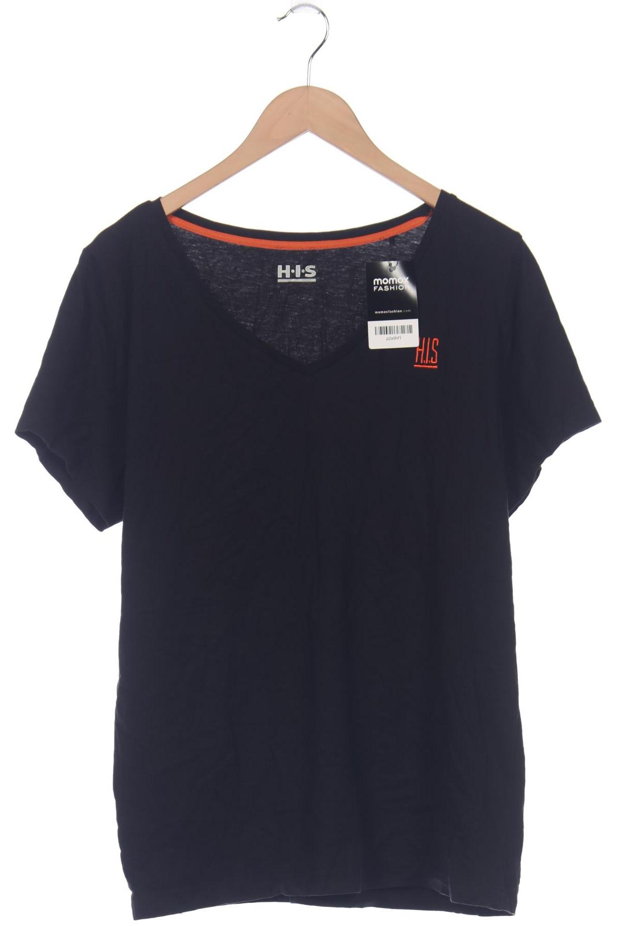 

H.i.s Damen T-Shirt, schwarz, Gr. 48