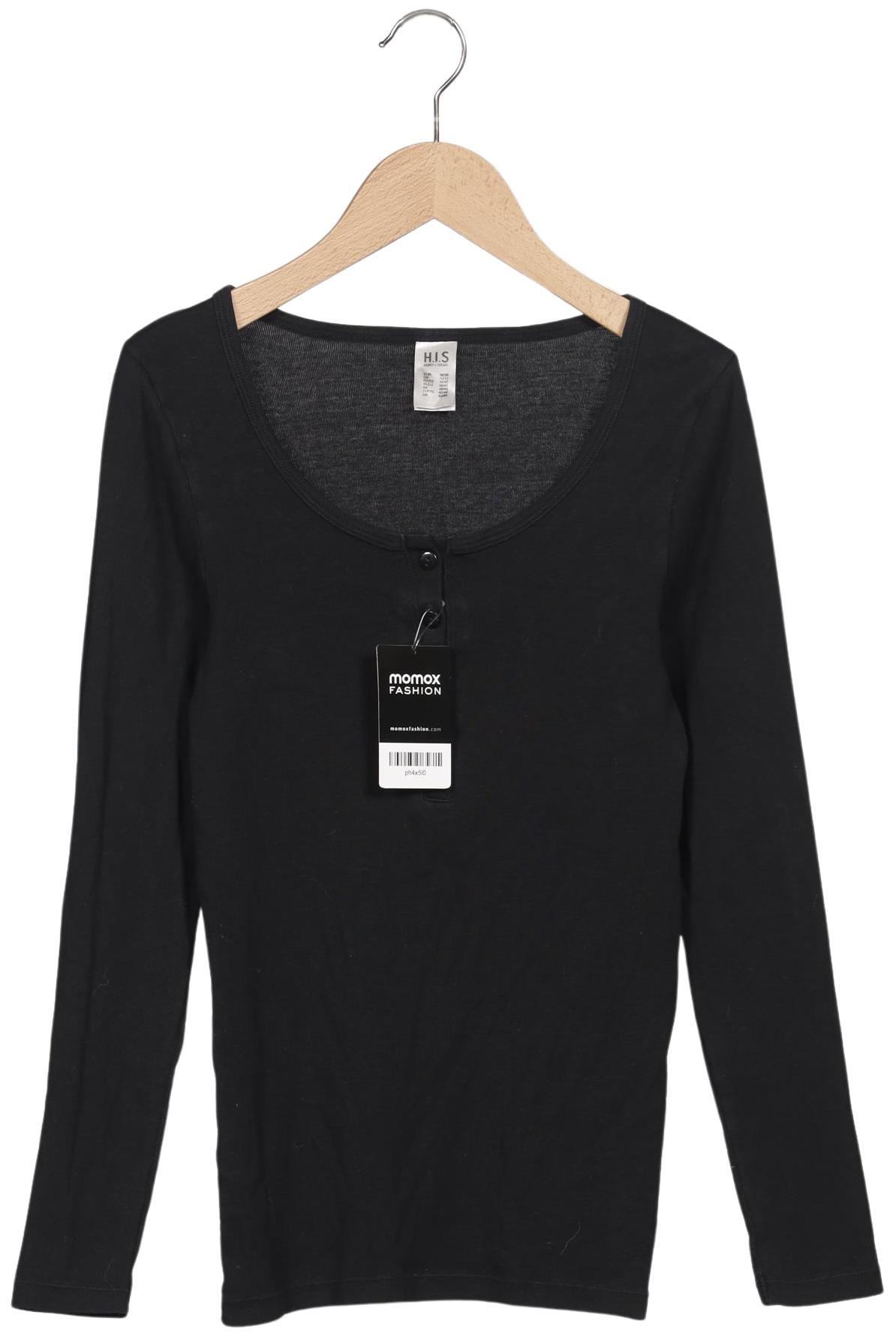 

H.i.s Damen Langarmshirt, schwarz, Gr. 36