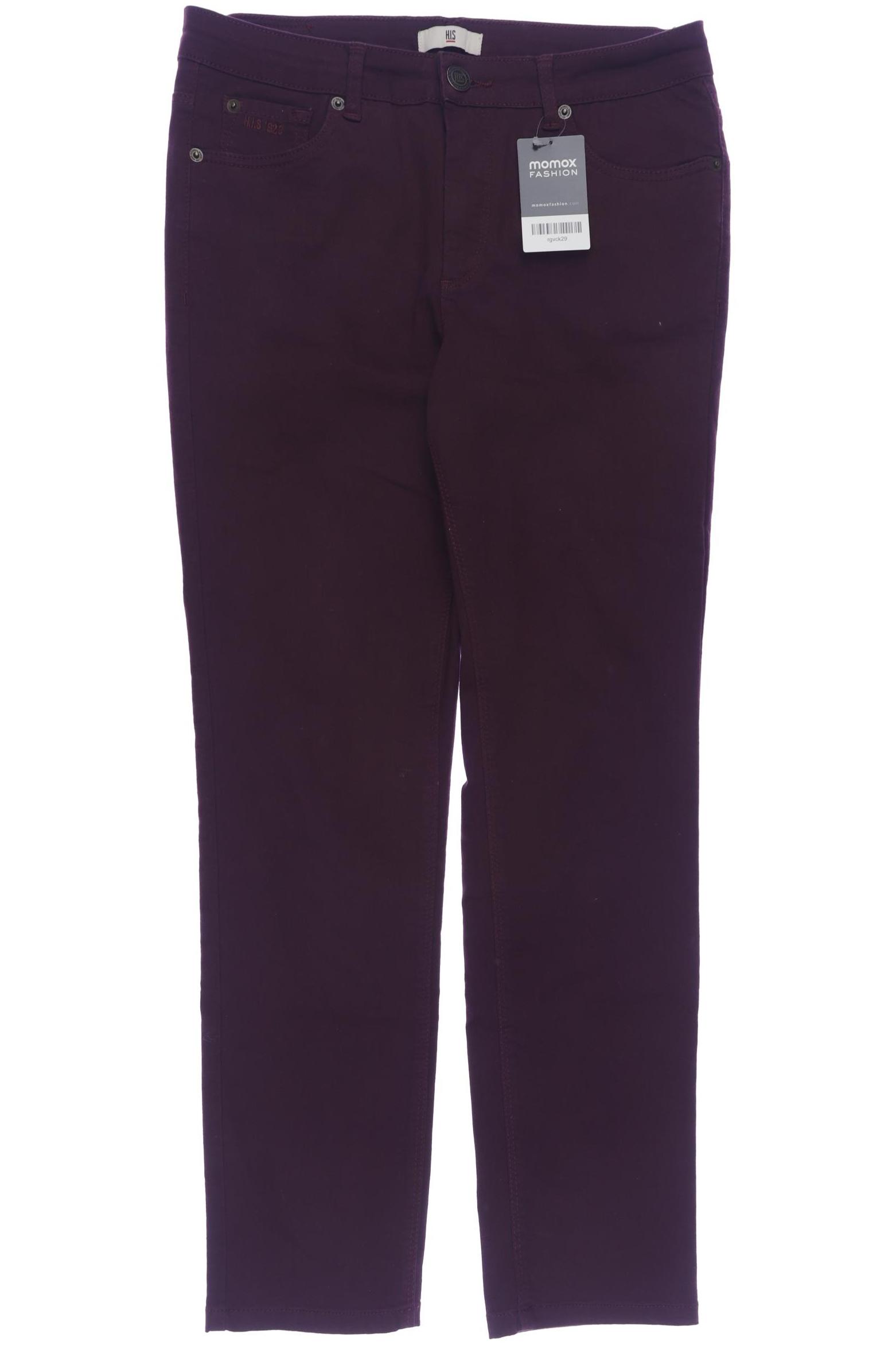 

H.i.s Damen Jeans, bordeaux, Gr. 40