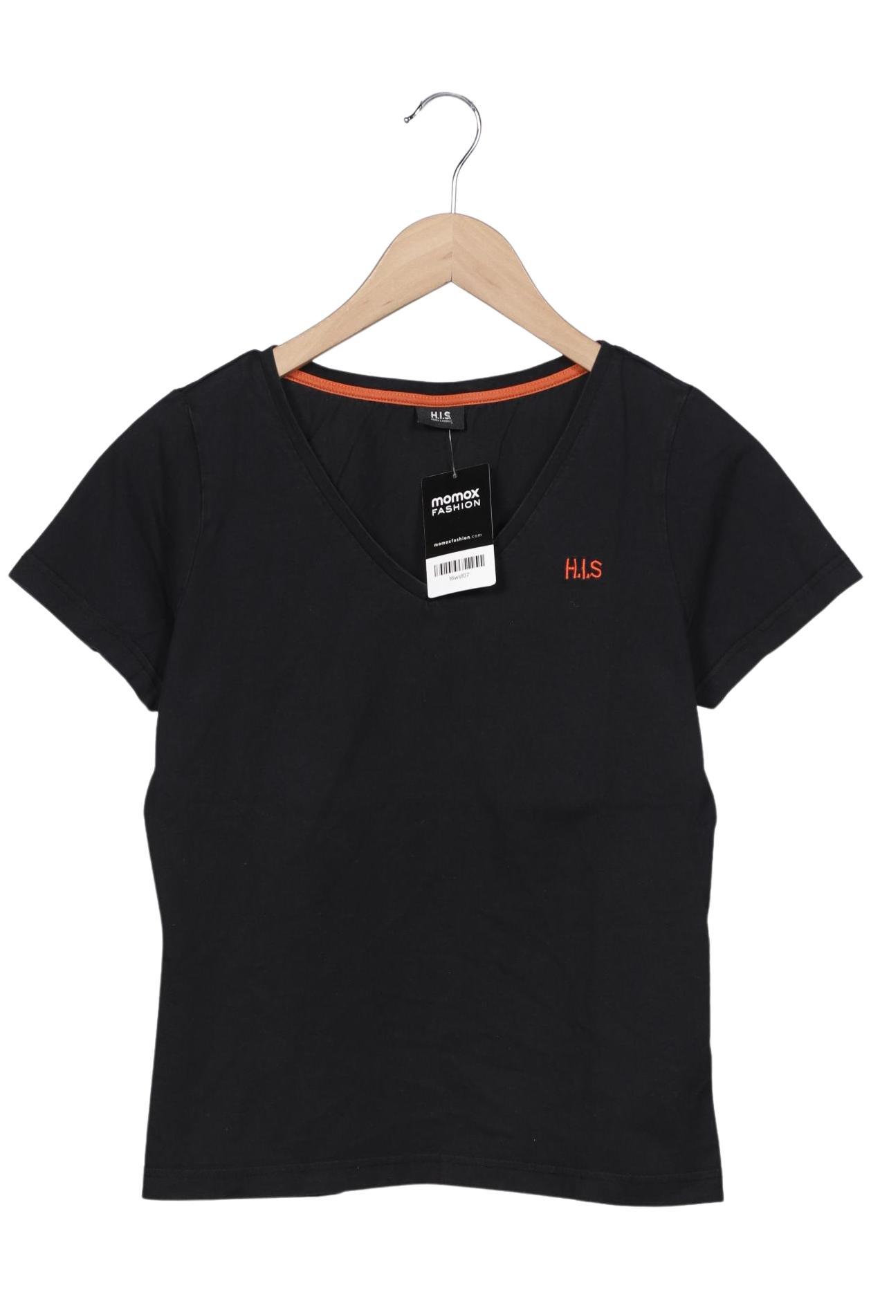 

H.i.s Damen T-Shirt, schwarz, Gr. 36