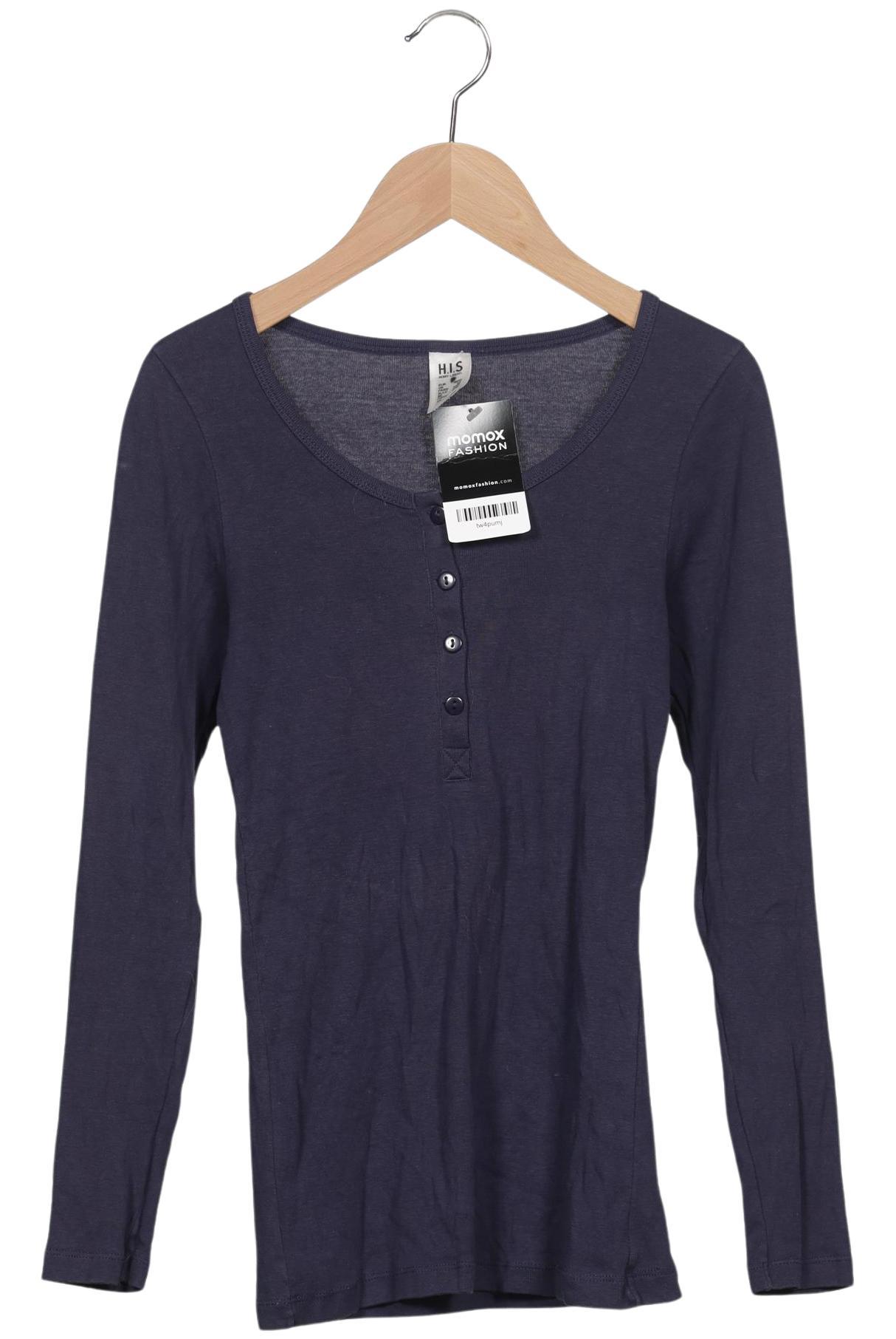 

H.i.s Damen Langarmshirt, marineblau, Gr. 32