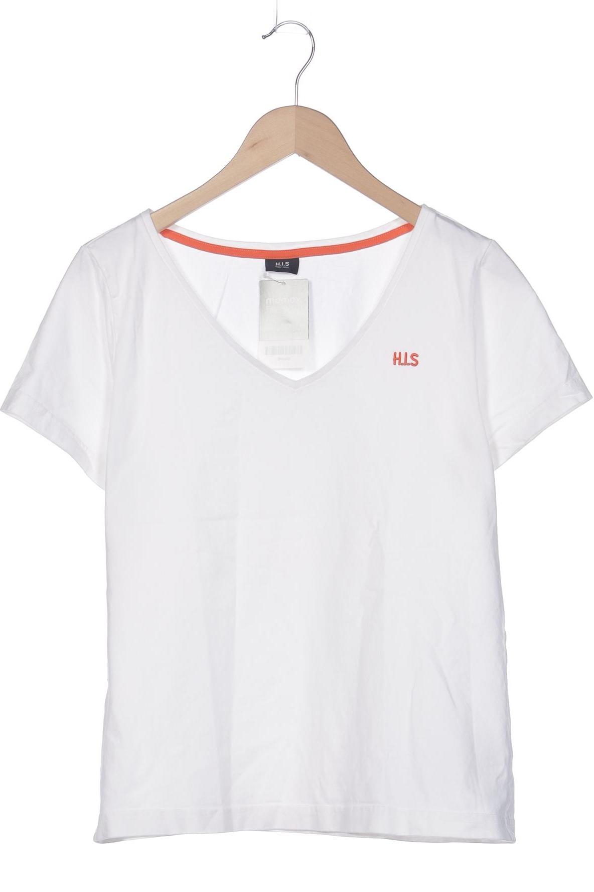 

H.i.s Damen T-Shirt, weiß, Gr. 40
