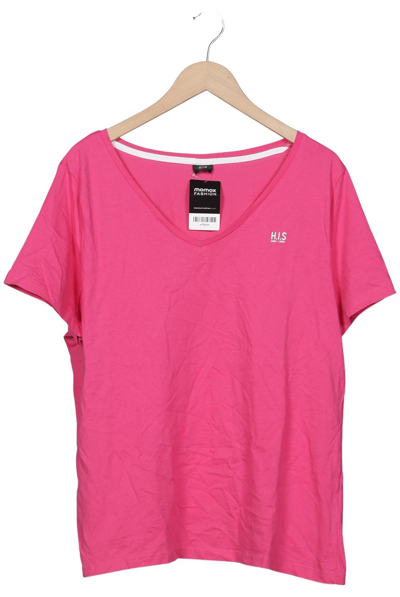 

H.i.s Damen T-Shirt, pink, Gr. 48